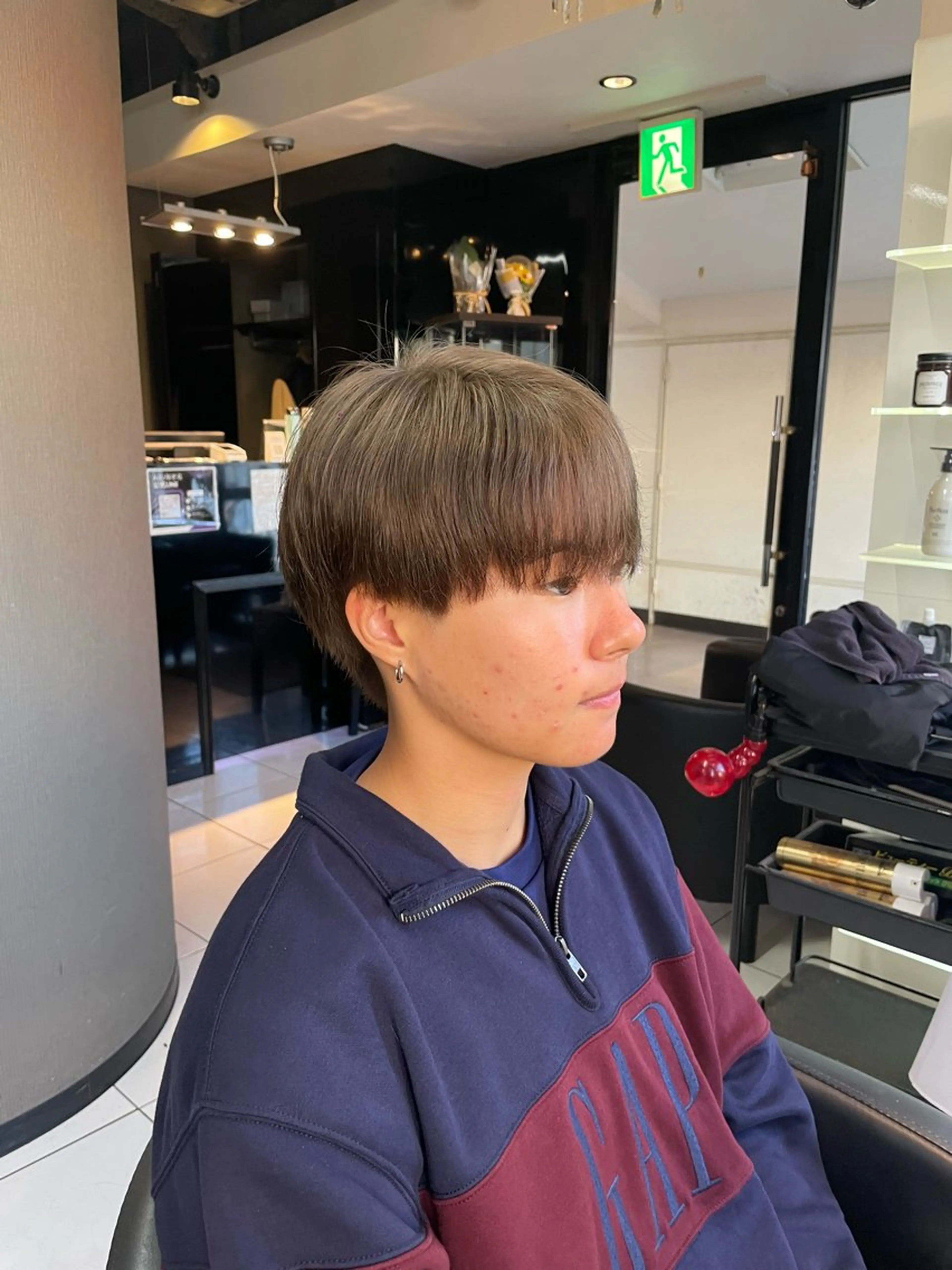 カラー メンズ メンズブリーチ マッシュ ブリーチ カット ヘアカラー 🔥お値段以上🔥 メンズ特化たかひろのヘアスタイル