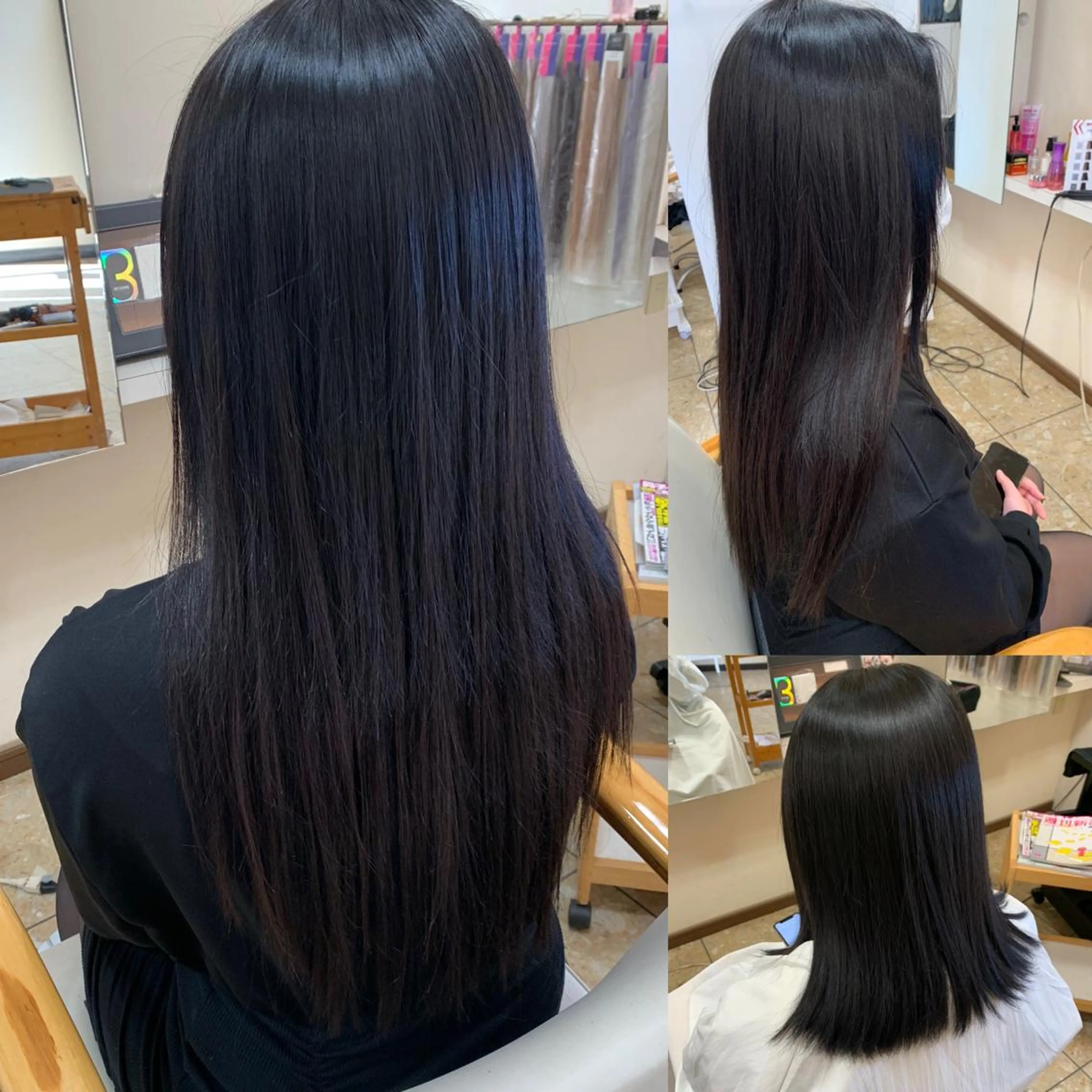 ロング シールエクステ エクステ ヘアーサロンaxia所属・上田 英樹のヘアスタイル