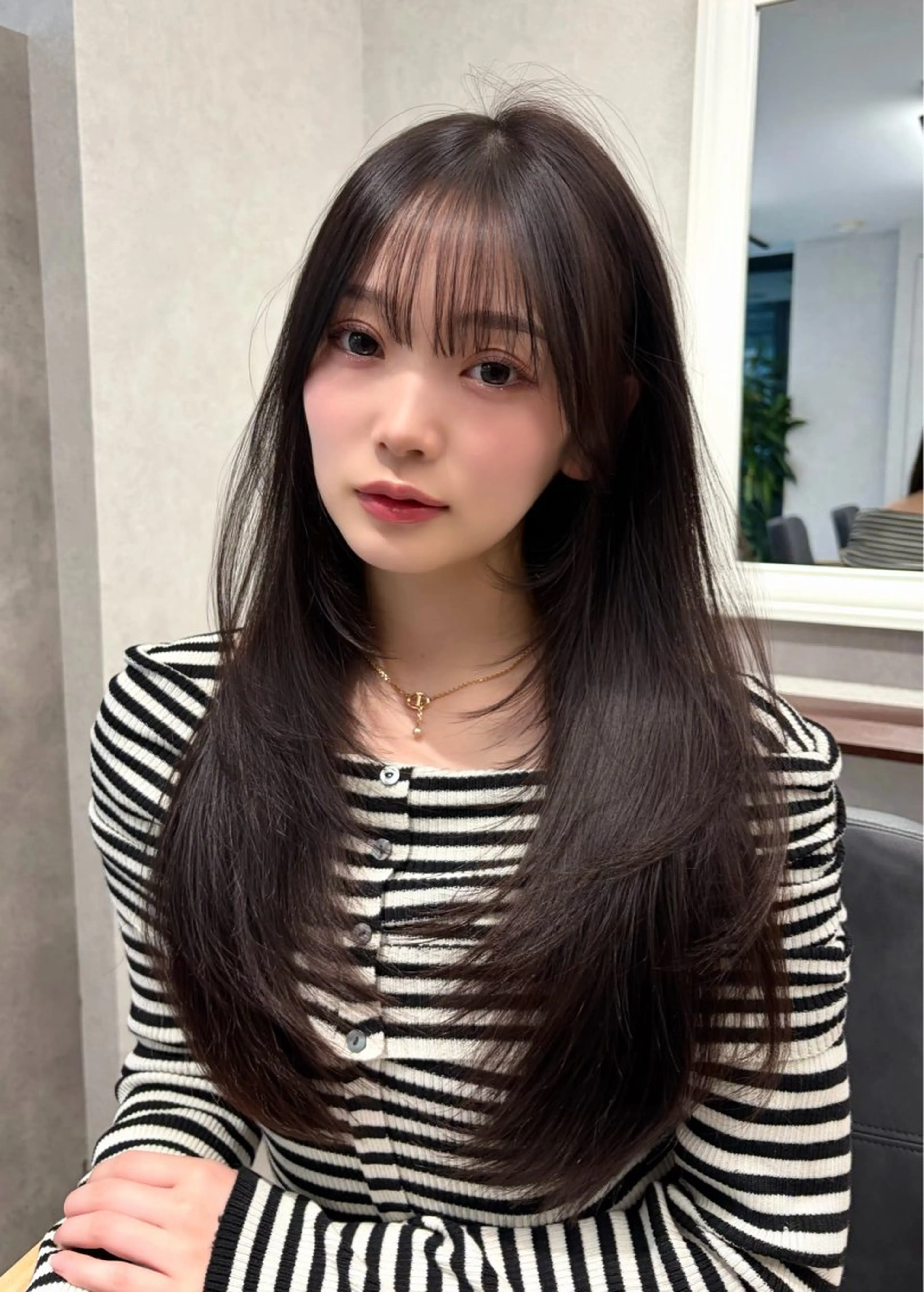 ロング カット トリートメント 🩵ブリーチ･レイヤ ー/あさか 🩵のヘアスタイル