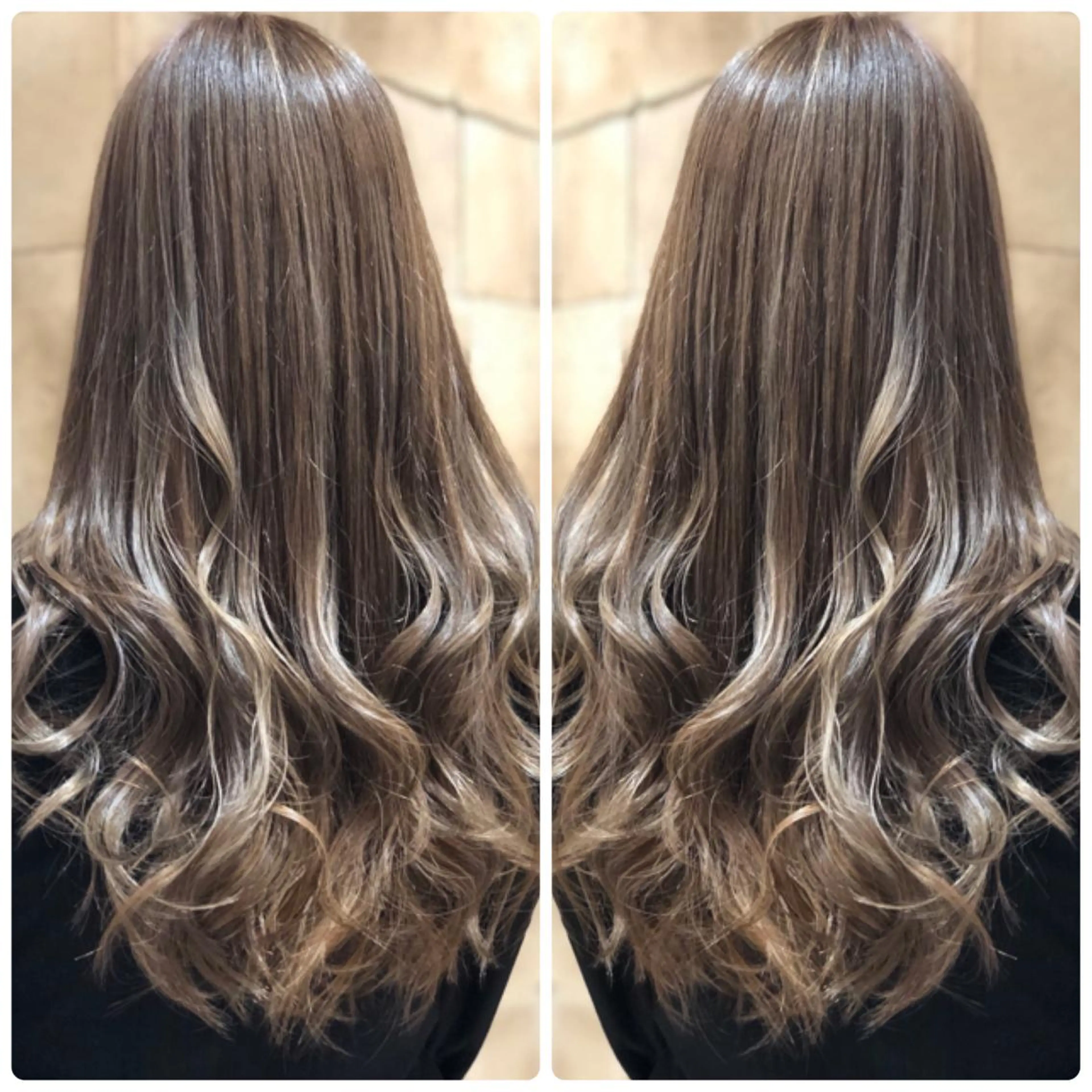 ロング カラー グレージュ シルバー シルバーグレージュ ヘアカラー トリートメント 小山内 龍一郎 店長のヘアスタイル