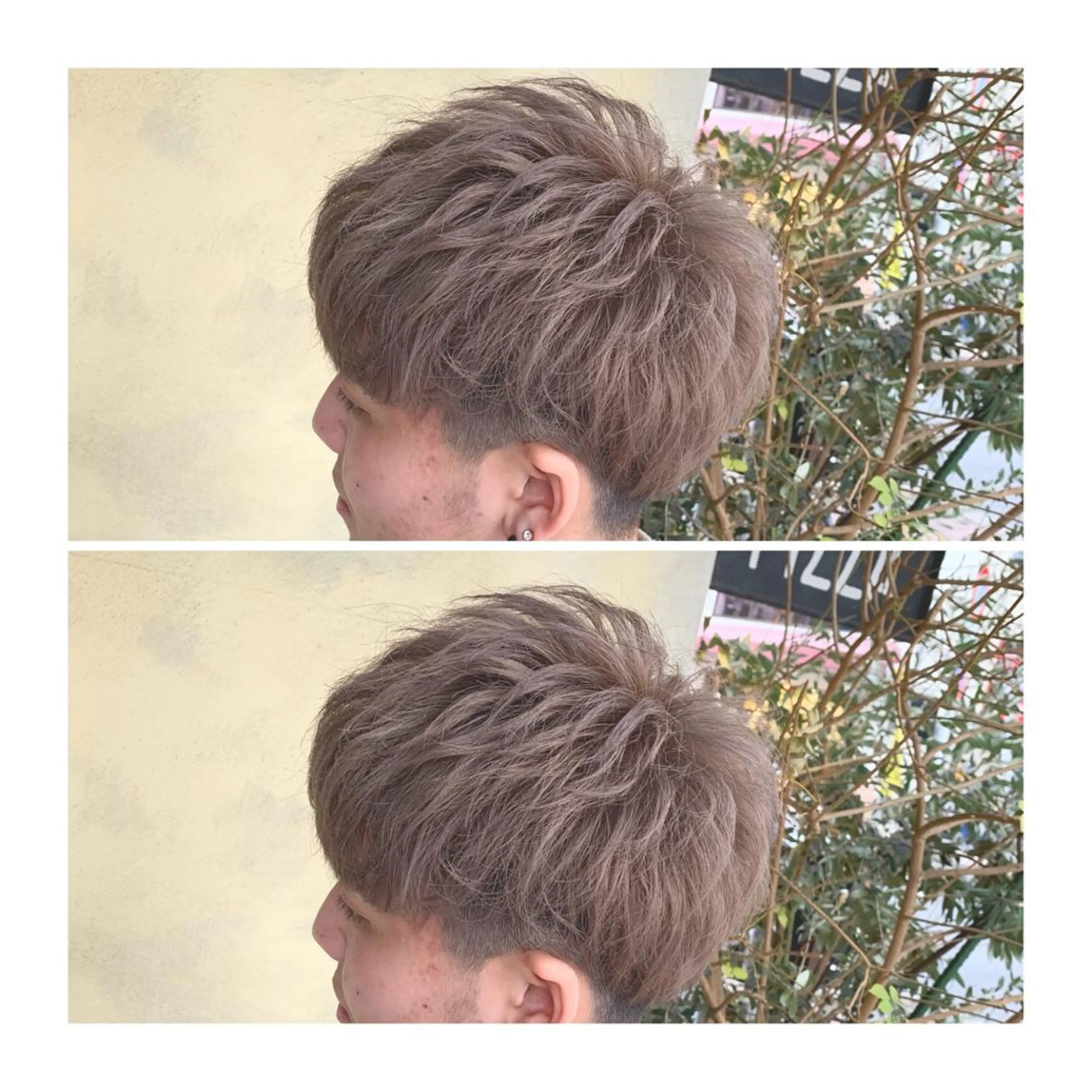 ショート カラー ヘアアレンジ メンズ ange☞ soutaのヘアスタイル