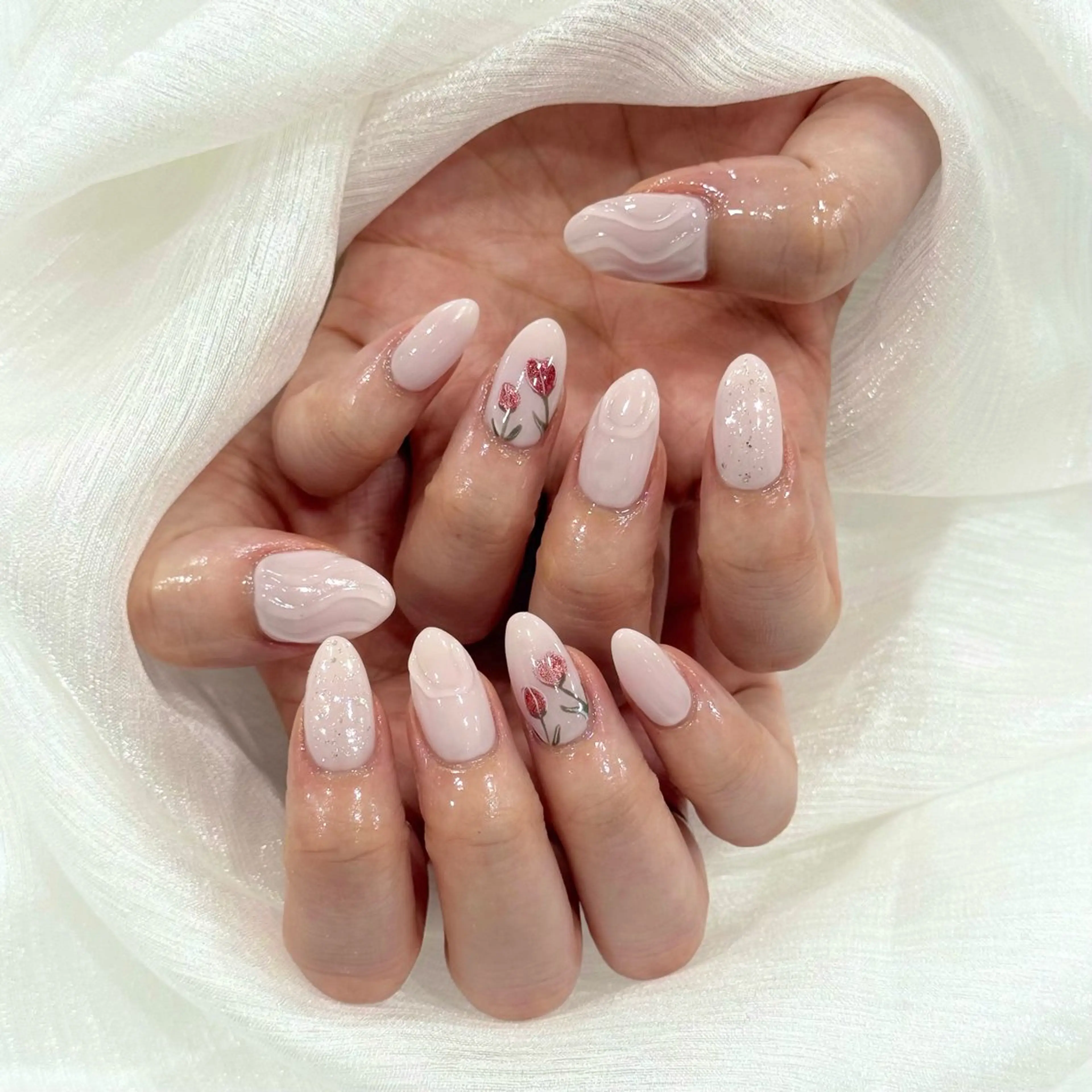 ネイル ハンドネイル 深井 聖羅のネイルデザイン