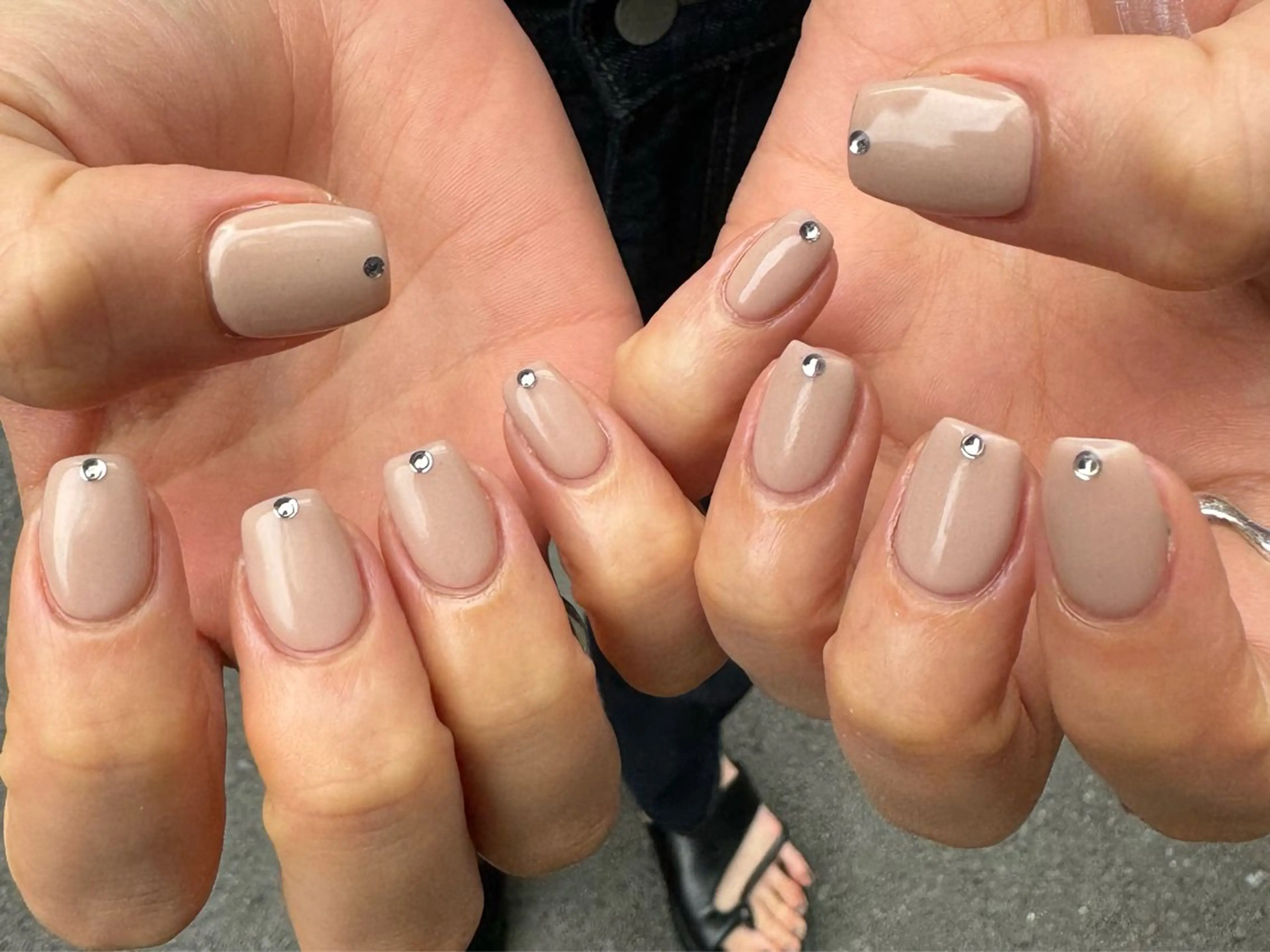 ネイル マグネットネイル ワンカラーネイル ハンドネイル MH_ Nailのネイルデザイン