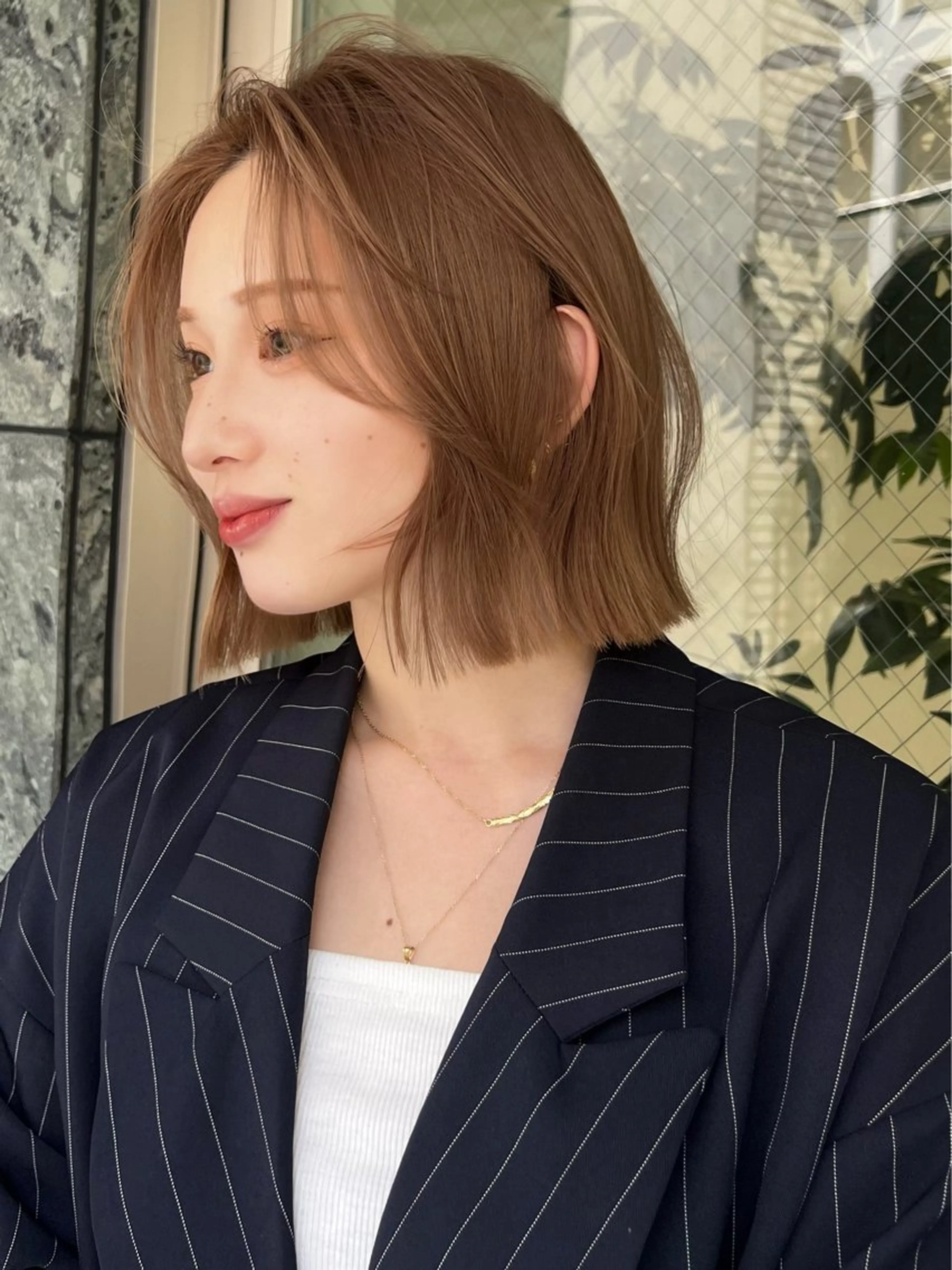 ショート ボブ 小顔ボブ jilblanカホのヘアスタイル