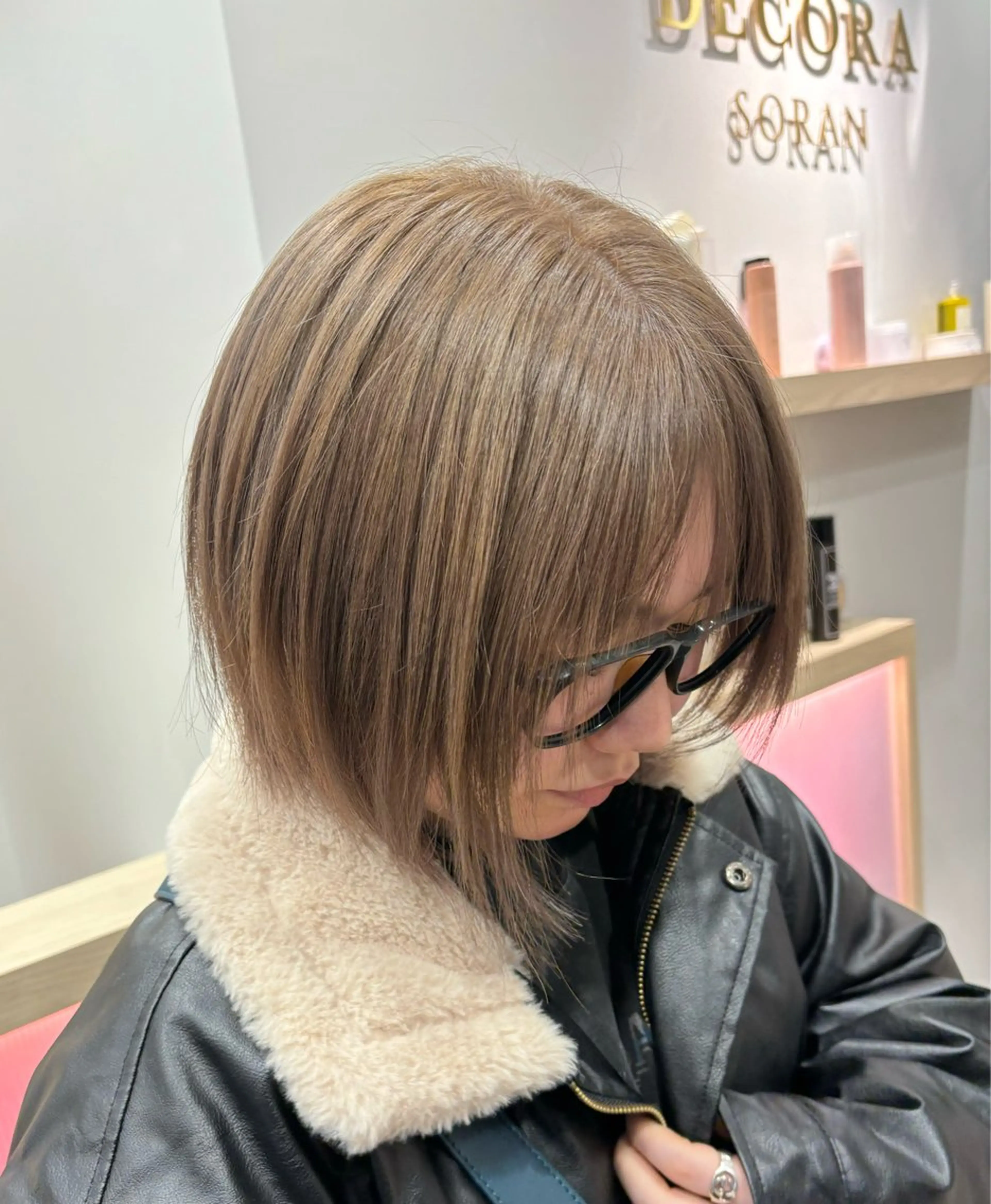 ショート カラー メンズカット ボブ/米崎駿也のヘアスタイル