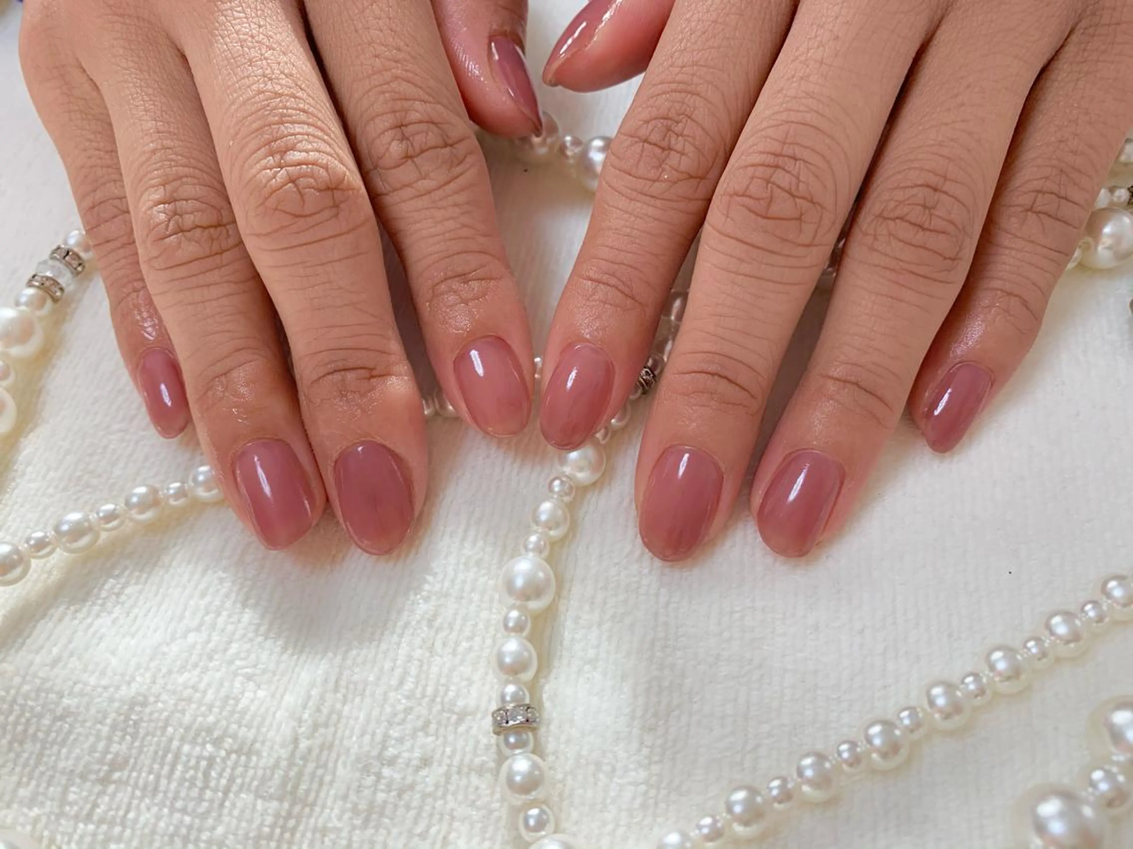 ネイル ワンカラーネイル ハンドネイル 手塚 里奈のネイルデザイン