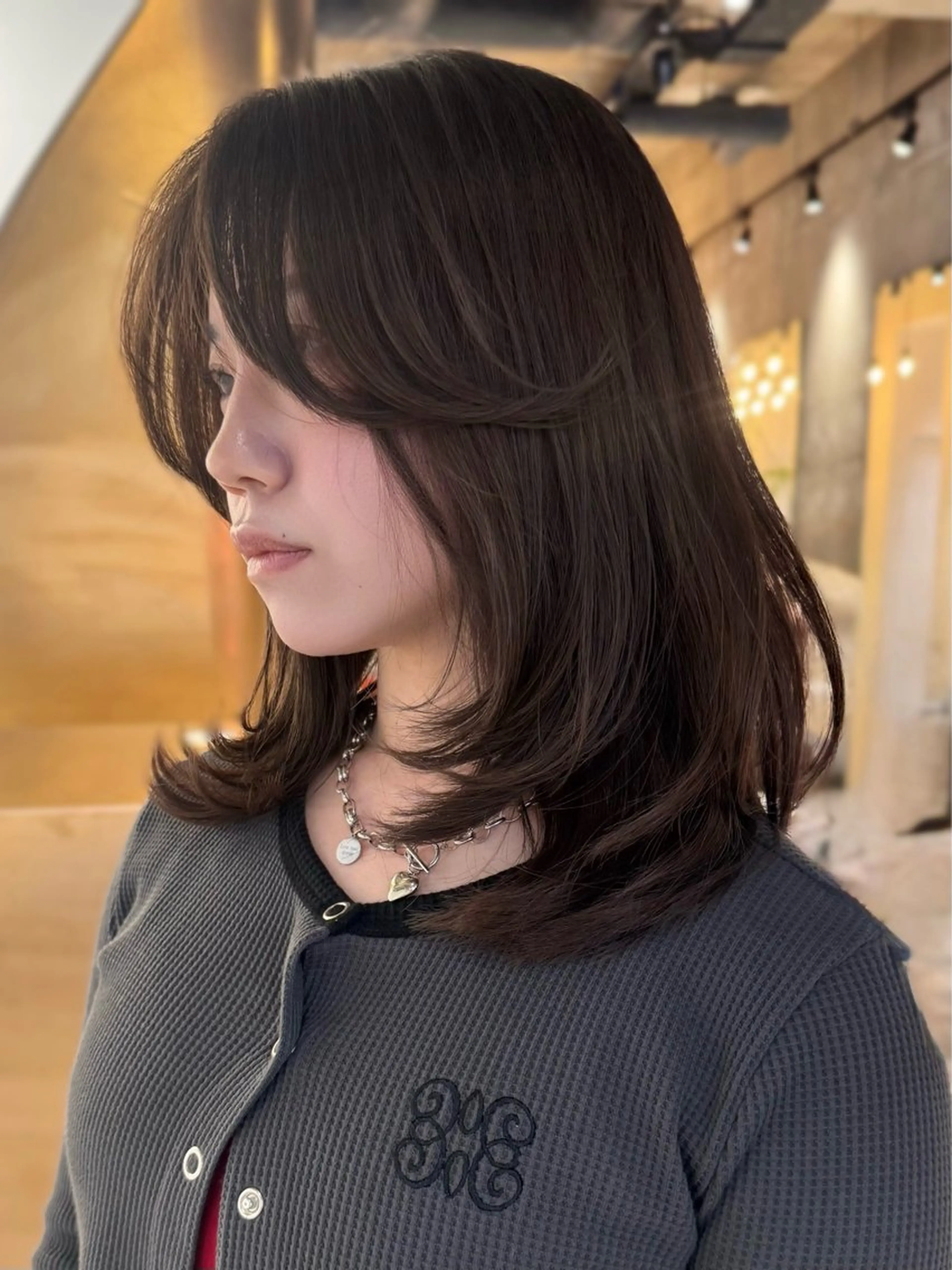 セミロング カラー カット ヘアカラー トリートメント 海外レイヤー 🇺🇸/ヒナコのヘアスタイル