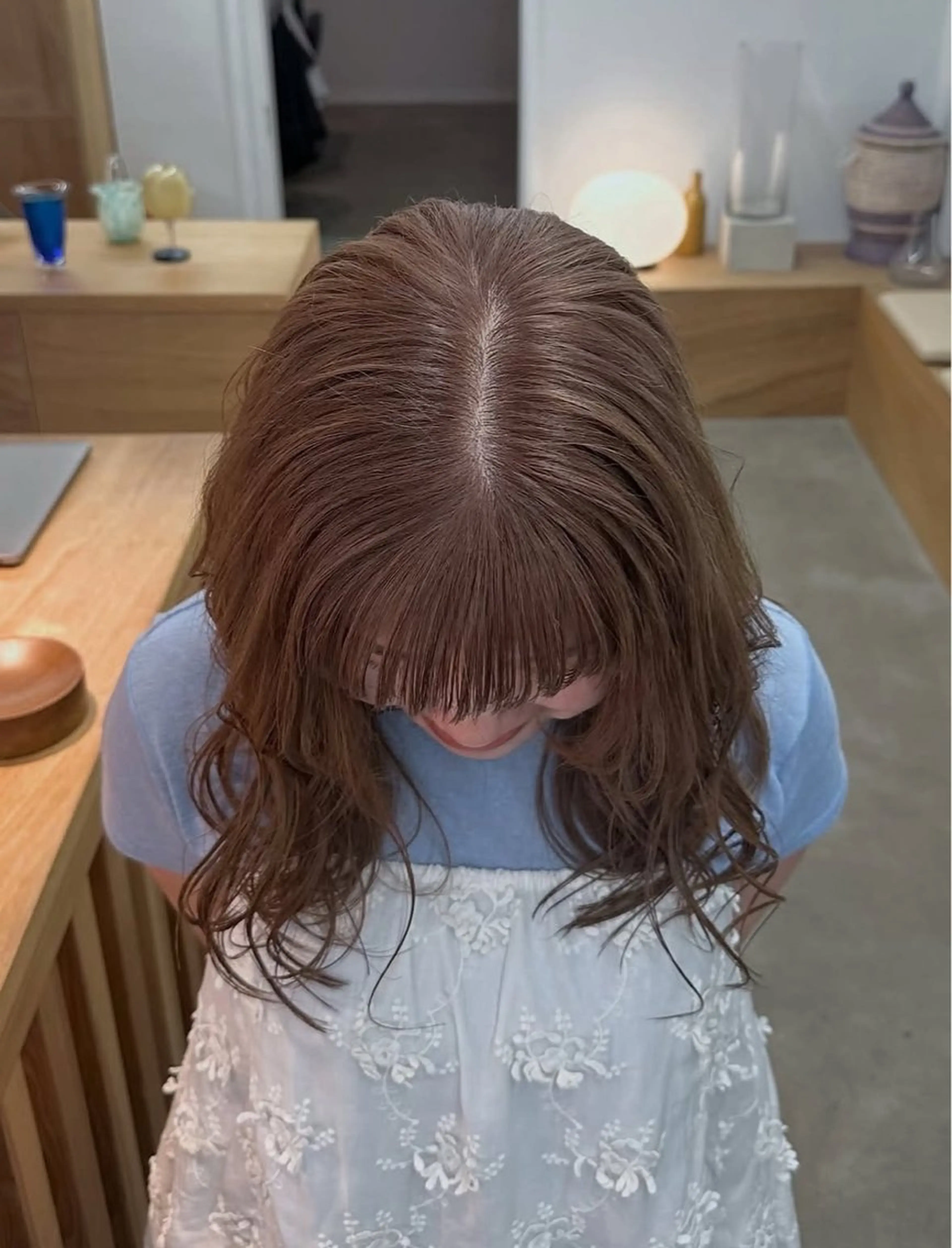 ミディアム カラー ヘアカラー トリートメント 坂本 圭太朗のヘアスタイル