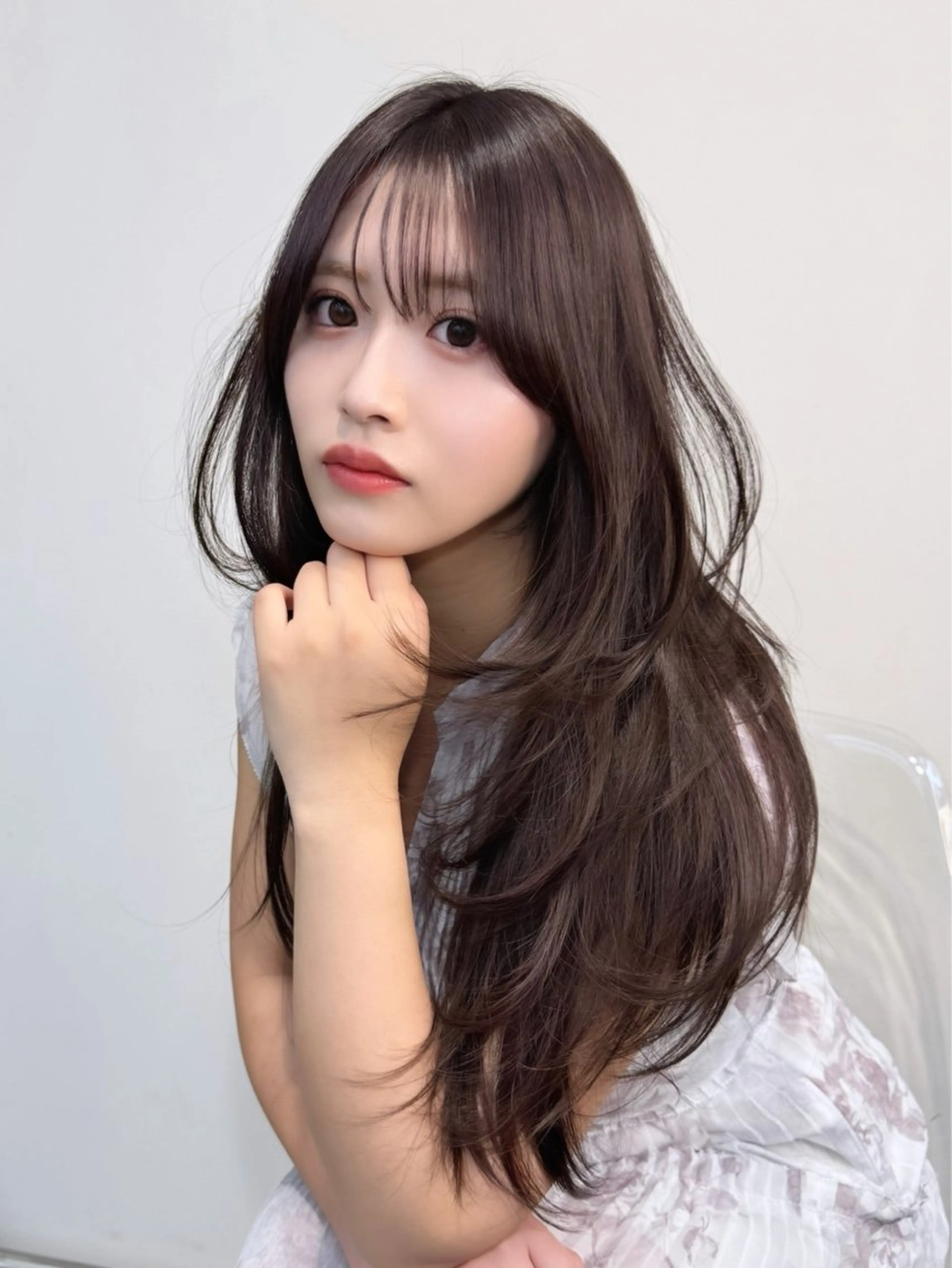 ロング カラー カット ヘアカラー トリートメント 🦋韓国系指名No1 店長/圓山 祐也🦋のヘアスタイル