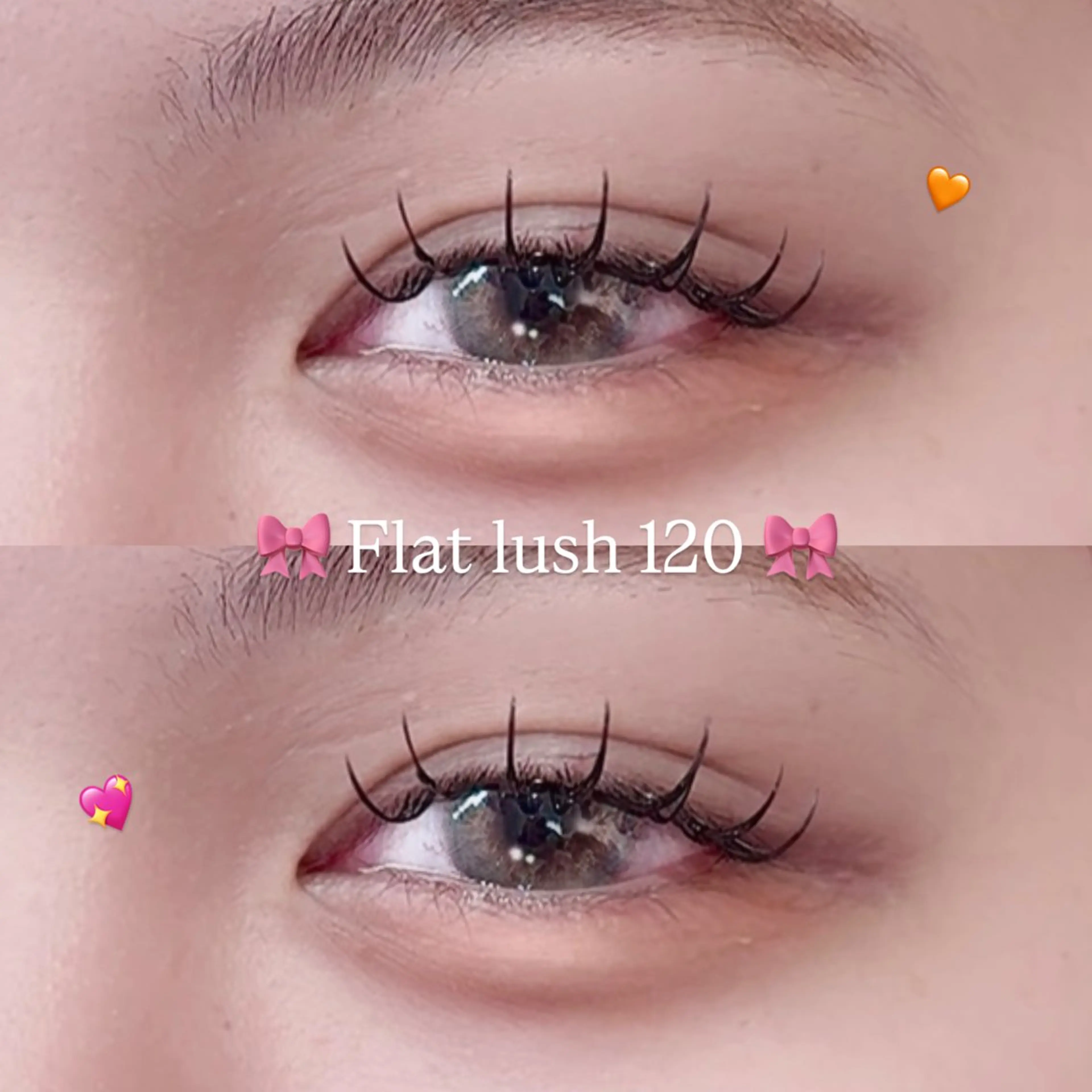 ˖ ࣪⊹Wコーティング Flat lush 120本꒰ঌ໒꒱の写真