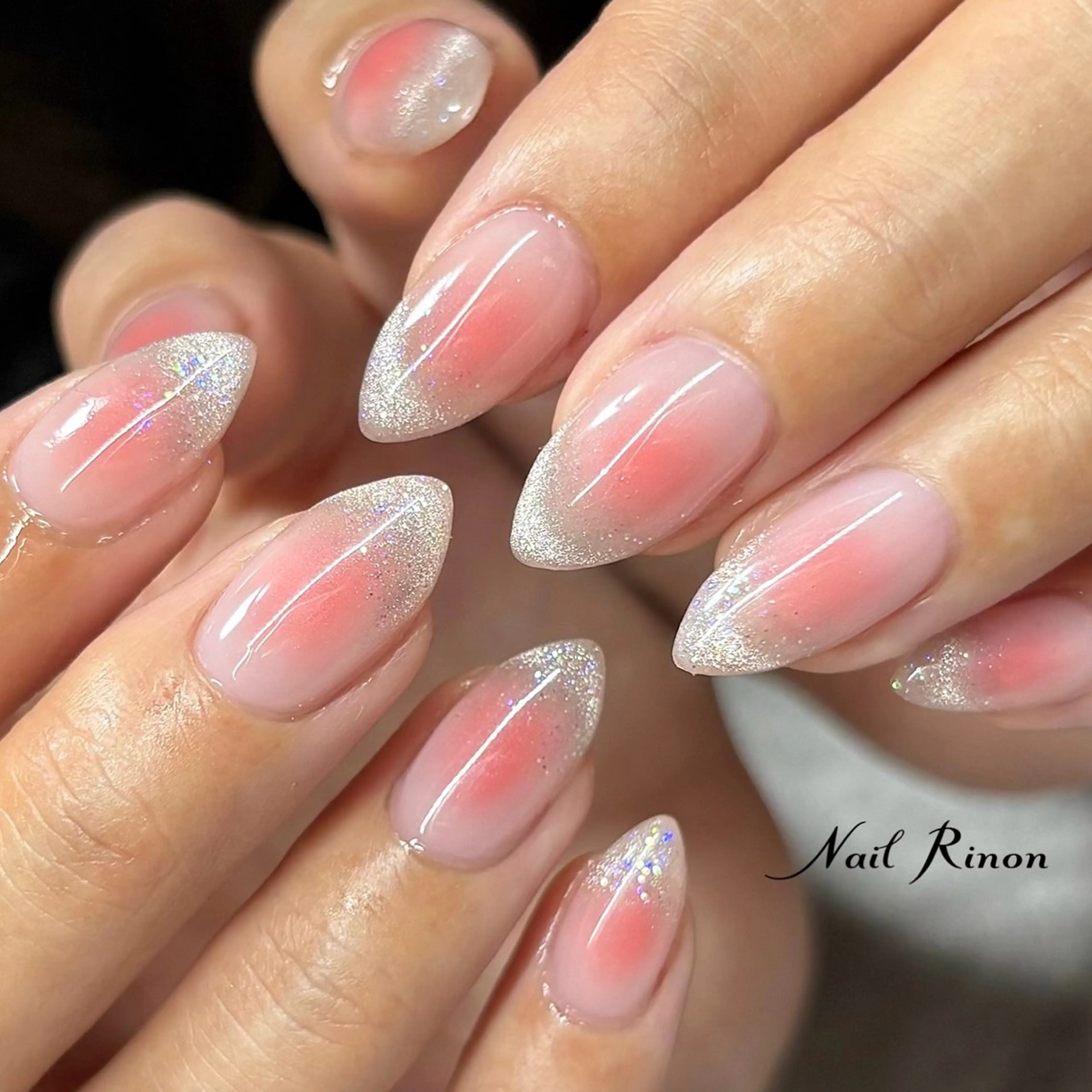 ネイル チークネイル ハンドネイル Nail Rinonのネイルデザイン