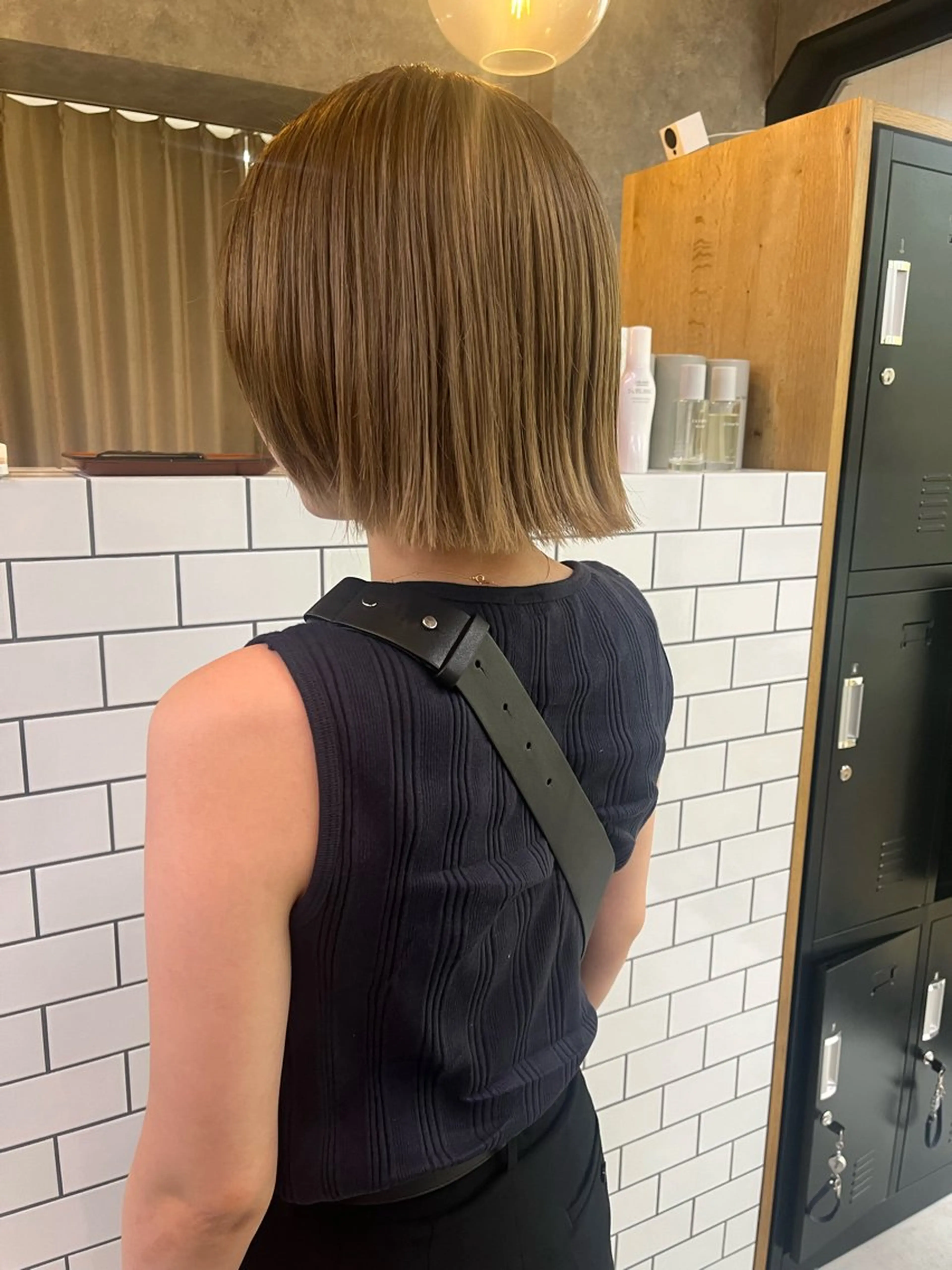 ショート カラー ヘアカラー 細川 夕利亜のヘアスタイル