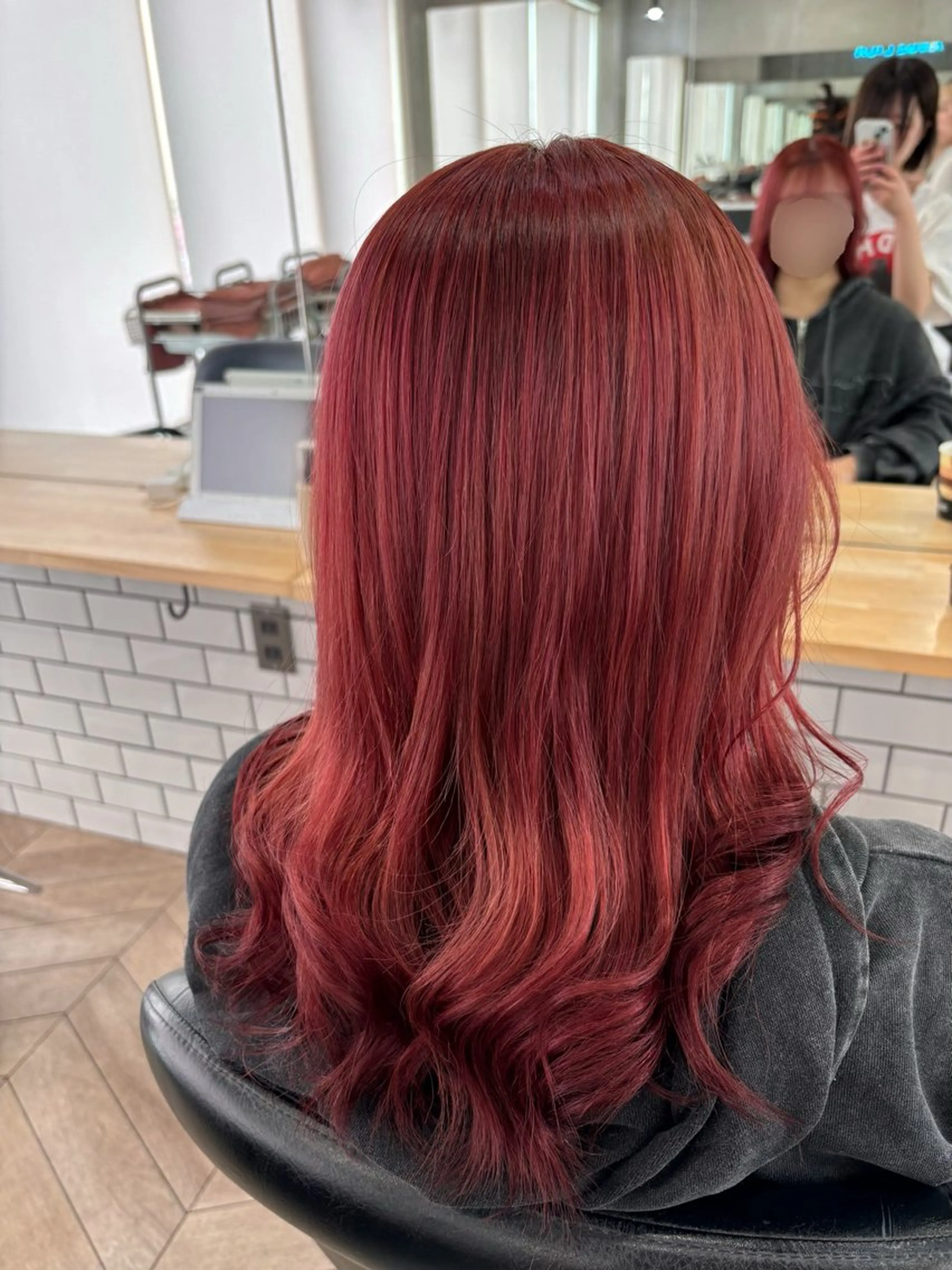 カラー ANGELICA ゆづのヘアスタイル