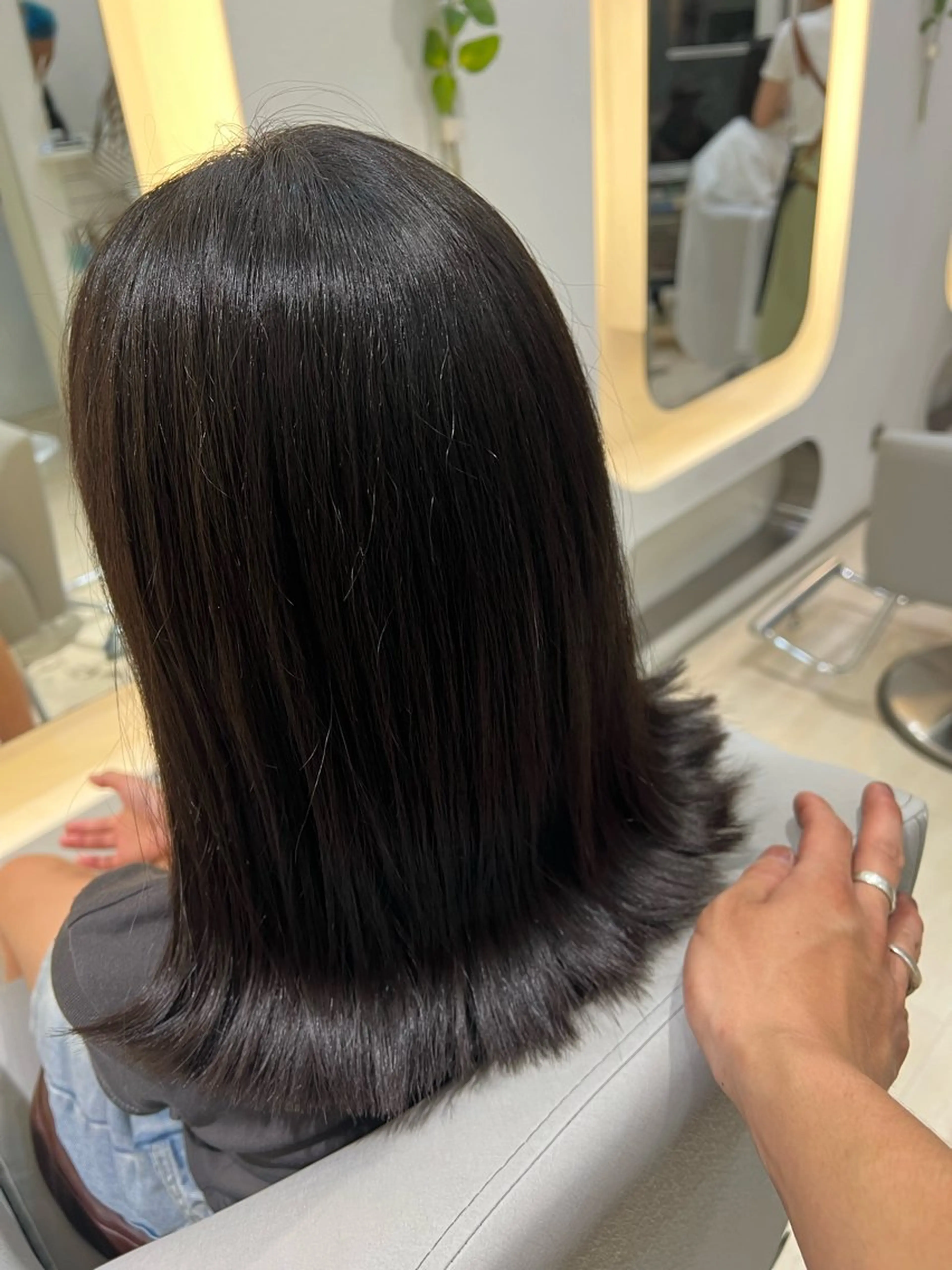 ミディアム カラー カット 堀井 凌平のヘアスタイル