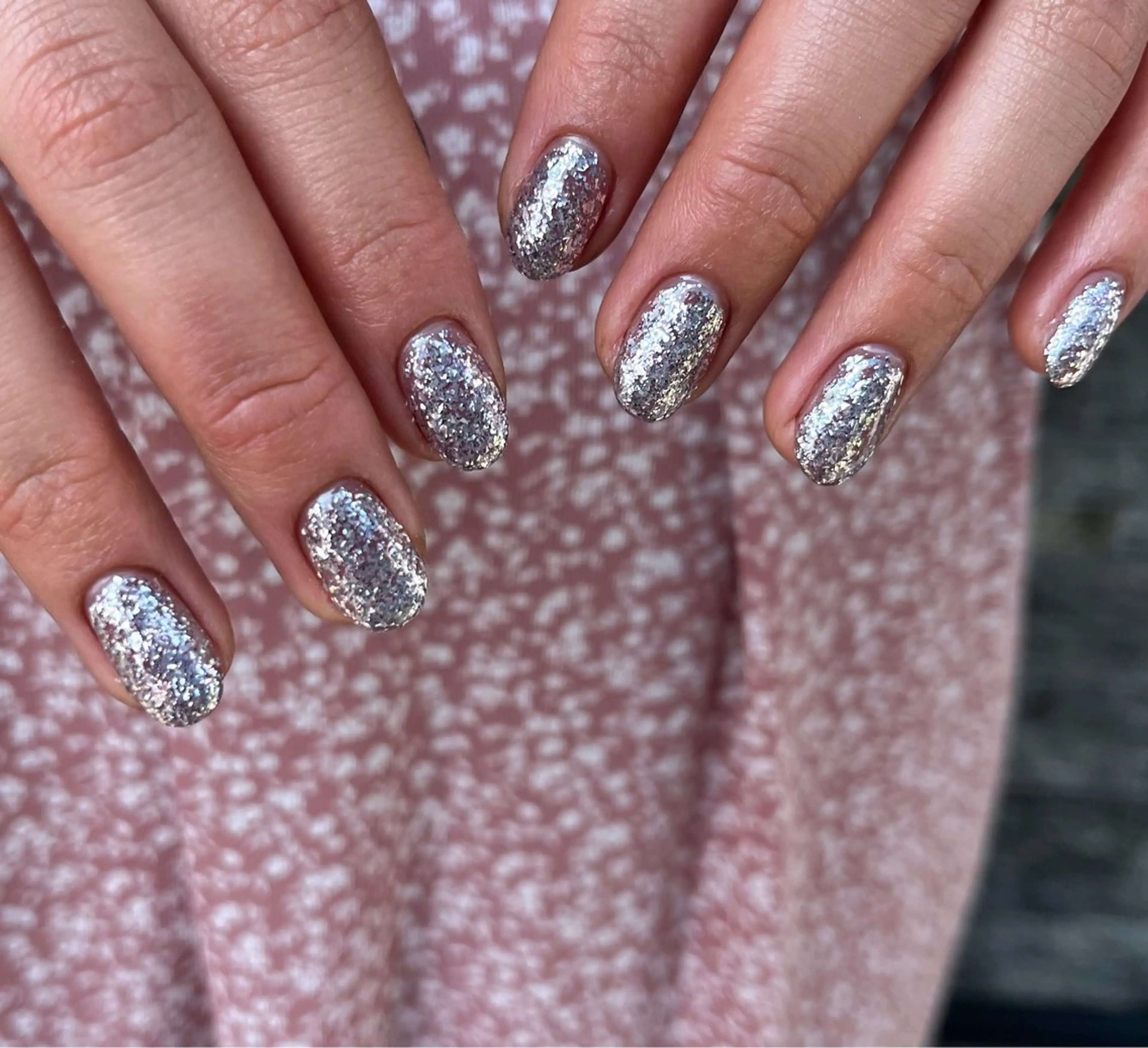 ネイル ラメ(グリッター) ワンカラーネイル ハンドネイル HazeGrass NAILのネイルデザイン