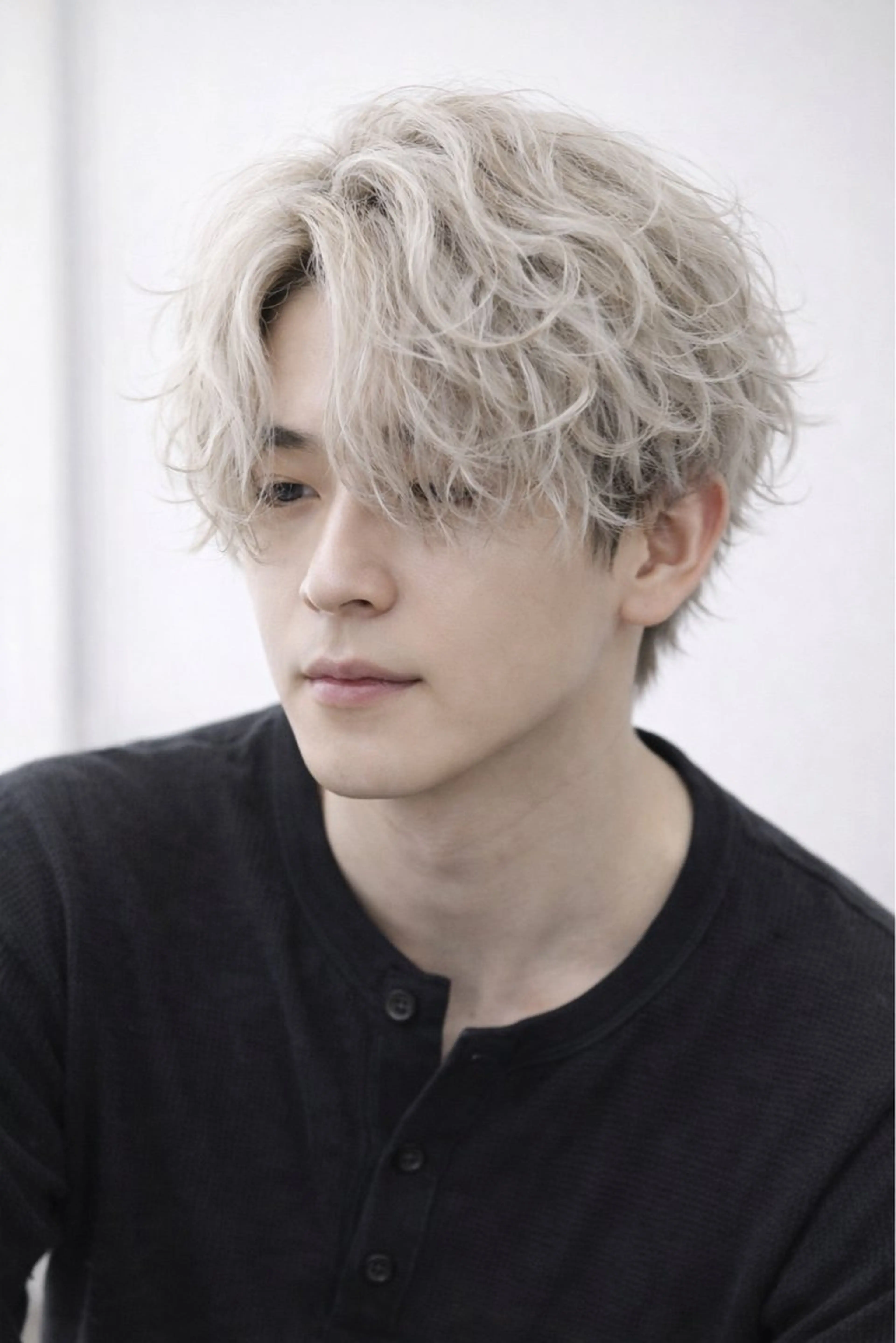 【ミニモ限定‼️】メンズカット+ブリーチ+パーマ+トリートメント【京都/北大路/メンズパーマ】の写真