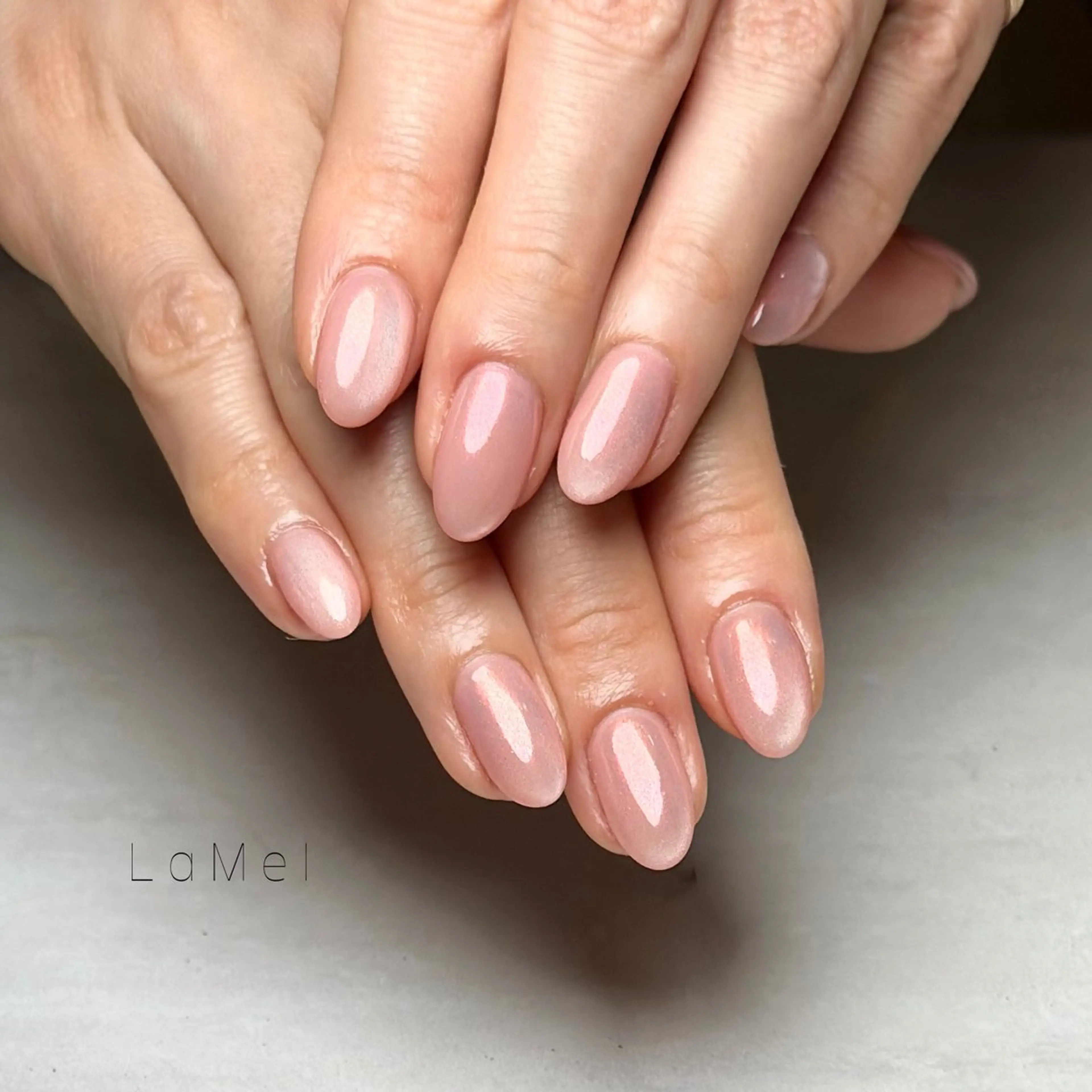 ネイル オーロラネイル ハンドネイル 【nailsalon LaMeL】落合のネイルデザイン