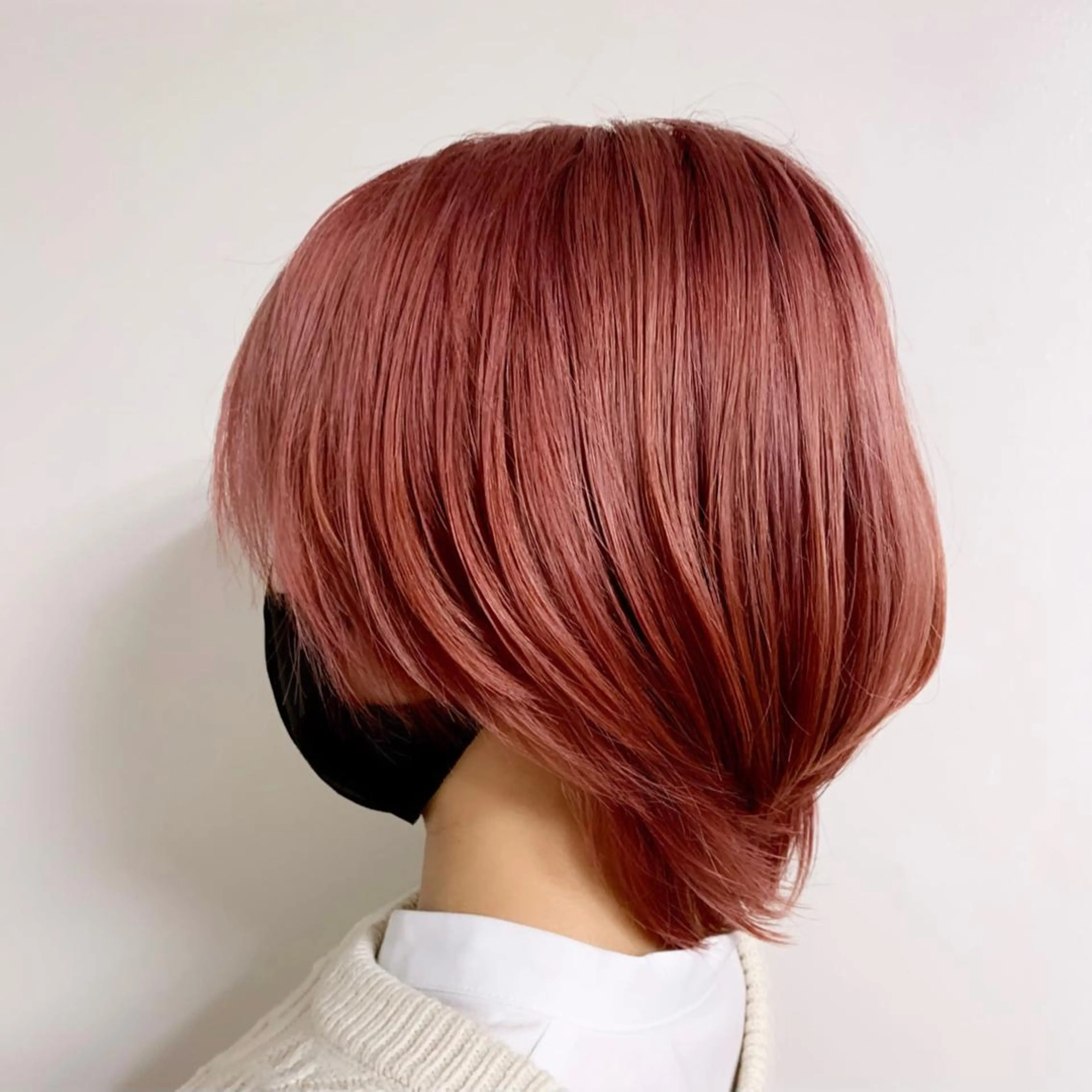 ショート カラー ピンクカラー ウルフカット @artina所属・大竹 涼のヘアスタイル