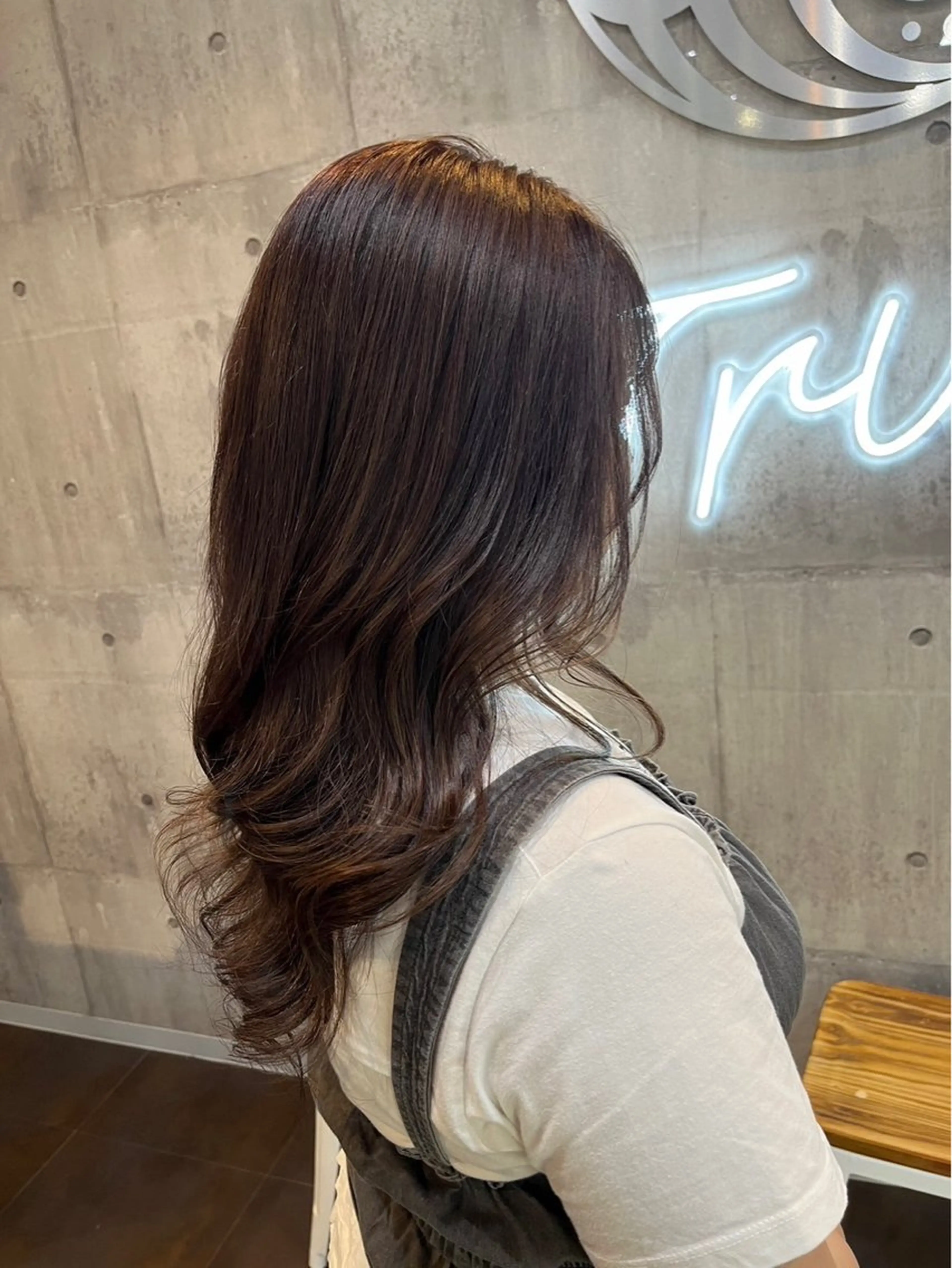 セミロング カラー men'sカット.パ ーマHIKARI🐥のヘアスタイル