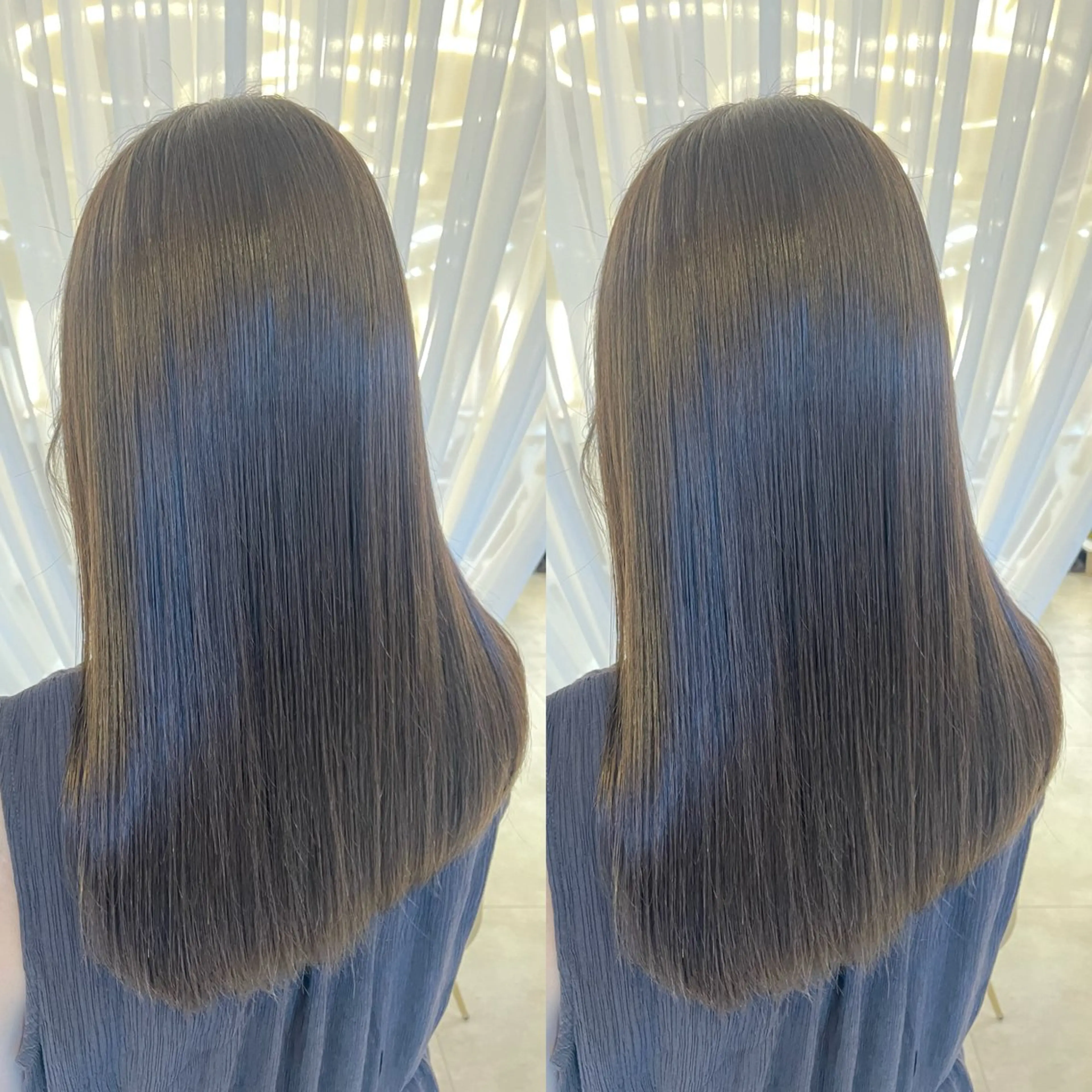 ロング カラー ヘアカラー トリートメント ヘアセット ブリーチ無しダブル カラー🦕まどかのヘアスタイル