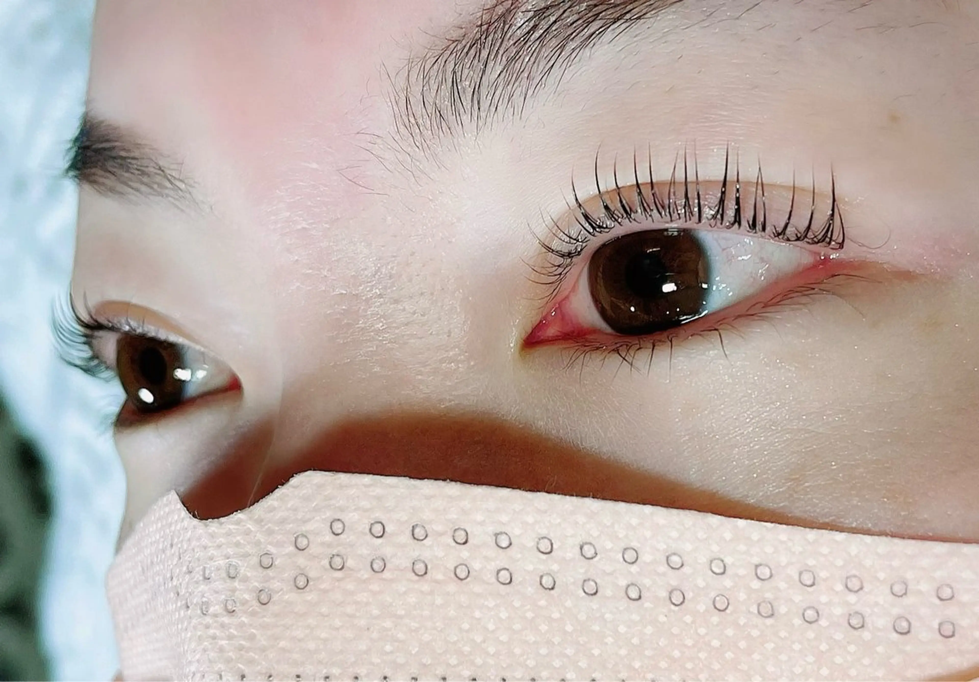 マツエク・マツパ フラットラッシュ パリジェンヌラッシュリフト まつげパーマ 一重×まつ毛パーマ ボリュームラッシュ マツパ Charme 五反田・不動前・目黒のマツエク・マツパデザイン