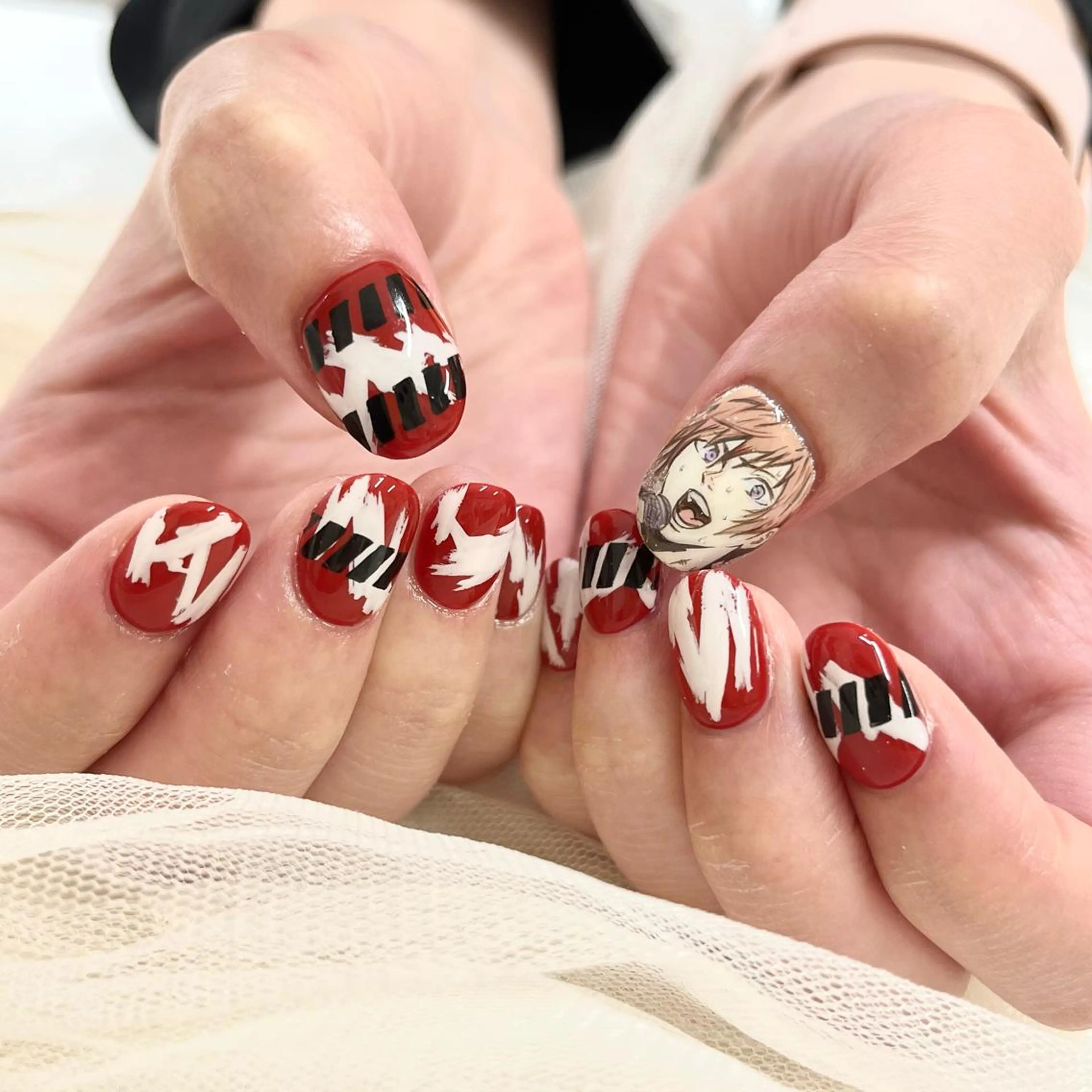 ショート ハンドネイル 池袋痛ネイル Nok. 渡辺のネイルデザイン