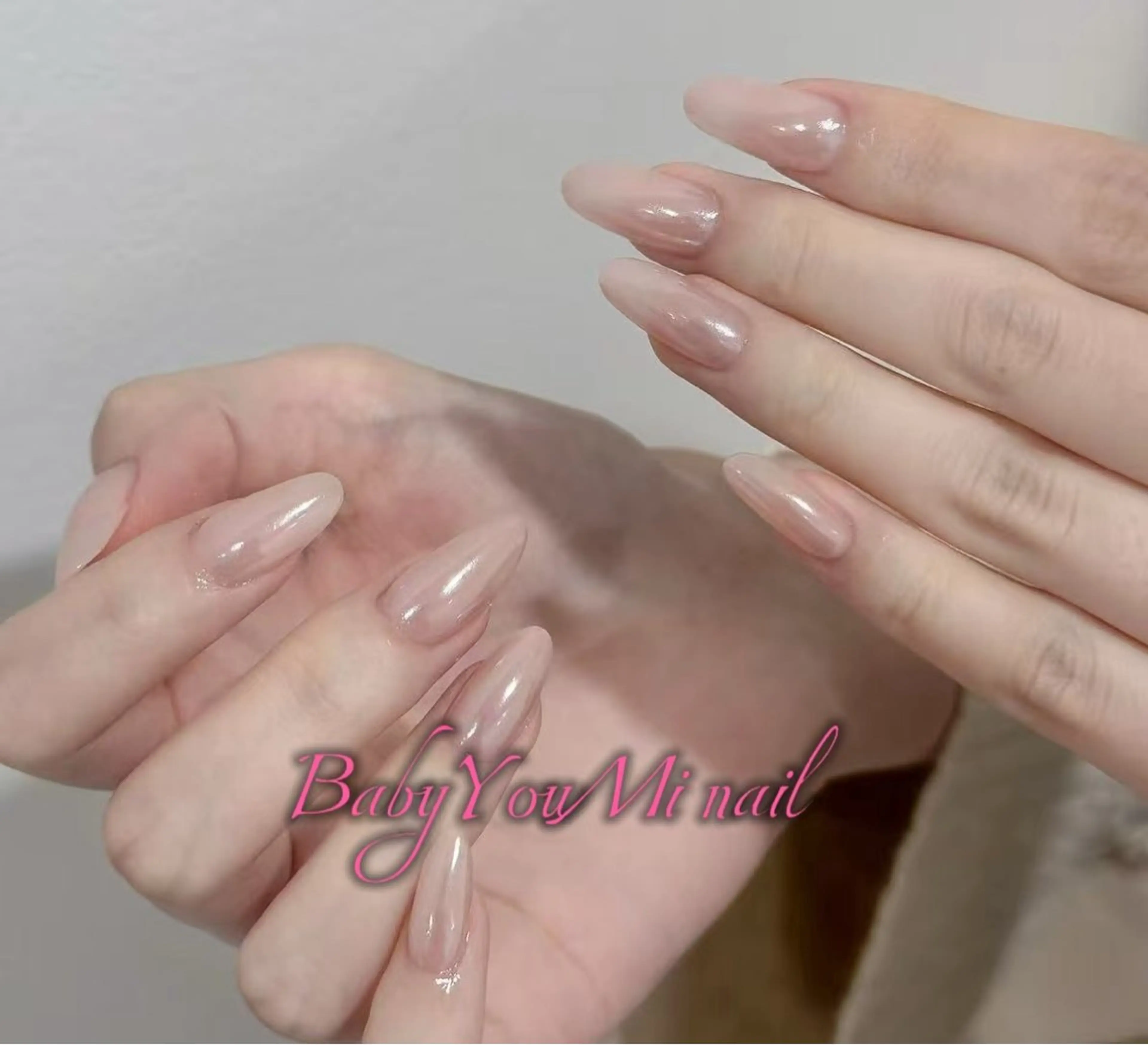 ネイル オーロラネイル フラワーネイル フットネイル フレンチネイル ジェルネイル ハンドネイル BabyYouMi nailのネイルデザイン