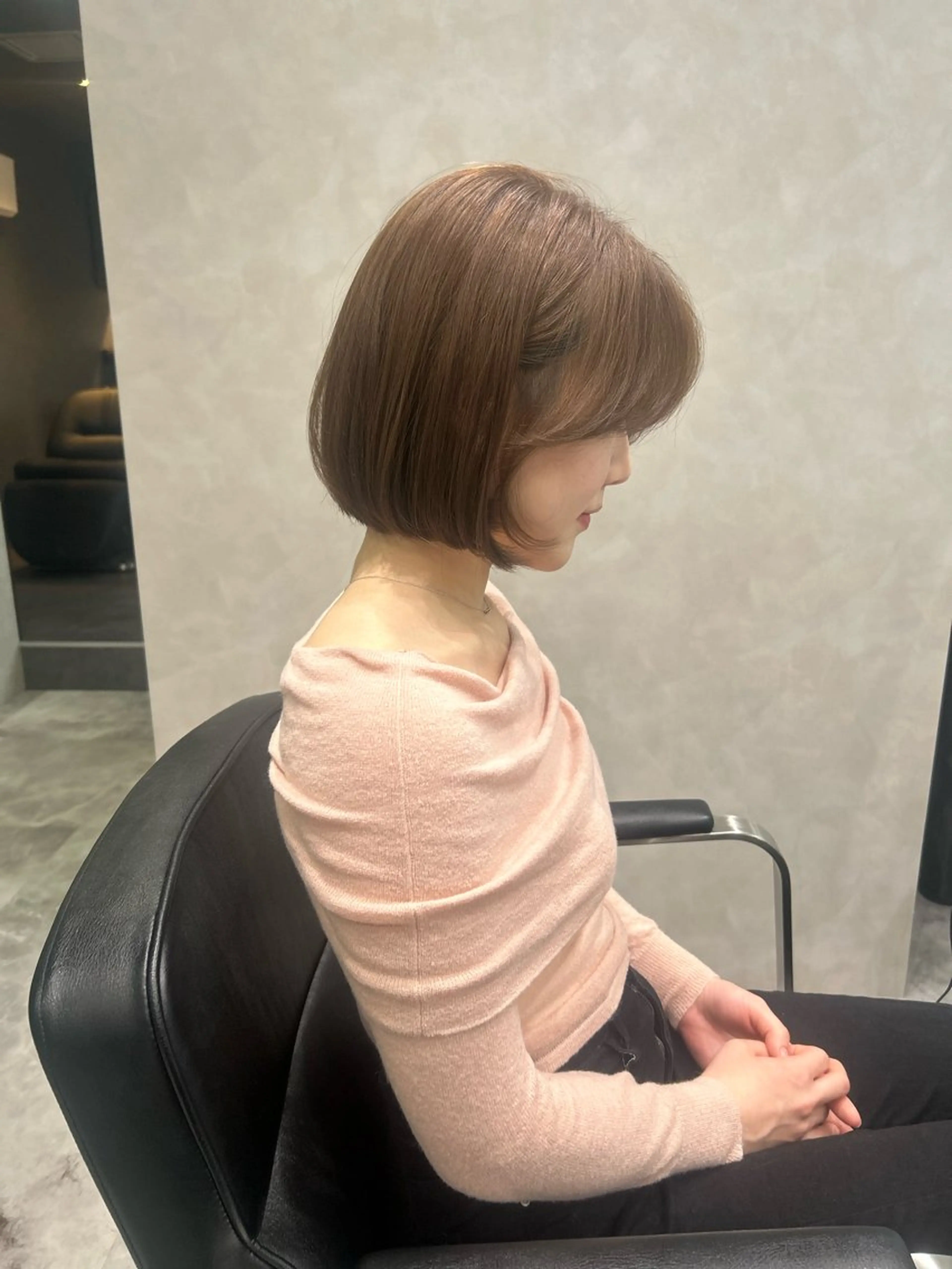 ショート 韓国風ヘア ショートヘア 小顔カット カット ヘアカラー トリートメント SOYON豊田市駅店所属・SOYON豊田市駅店 MIYUのヘアスタイル