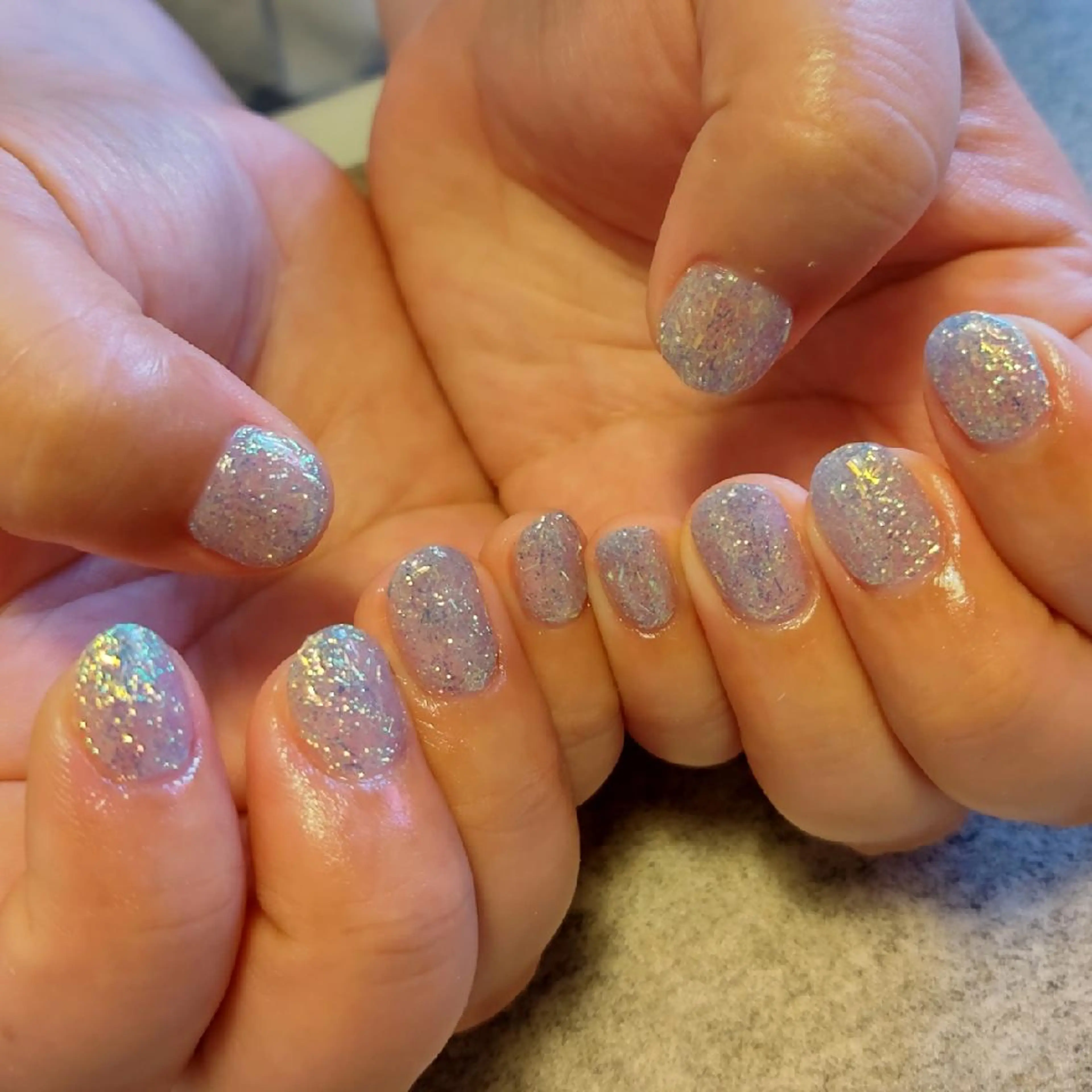 ネイル ラメ(グリッター) ジェヌインネイル 河内のネイルデザイン