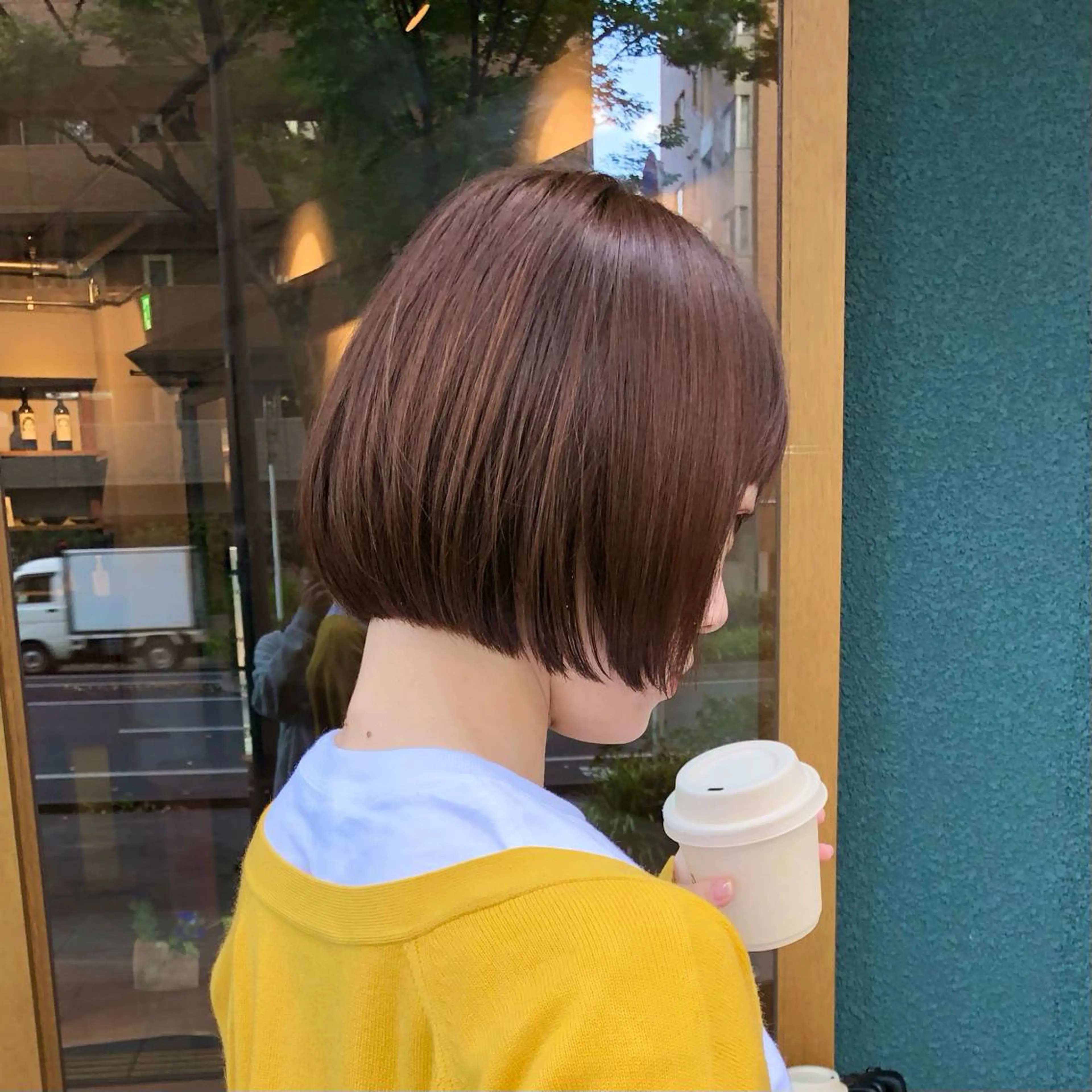 ショート カット 縮毛矯正 Gardenhair 小笠原篤矢ショートのヘアスタイル