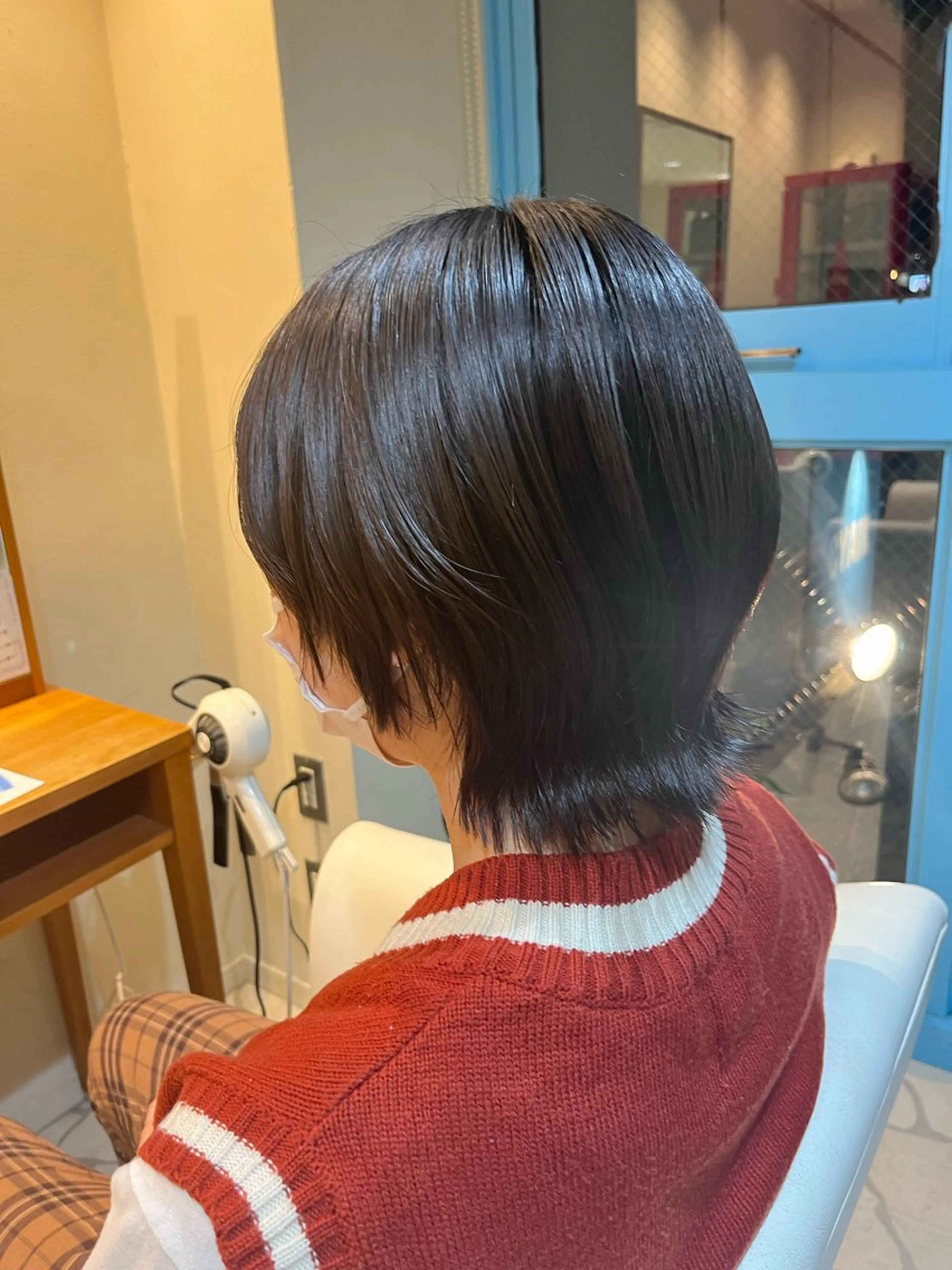 ショート 顔周りカット レイヤーカット ショートヘア ウルフカット CYAN.所属・山口 陸のヘアスタイル