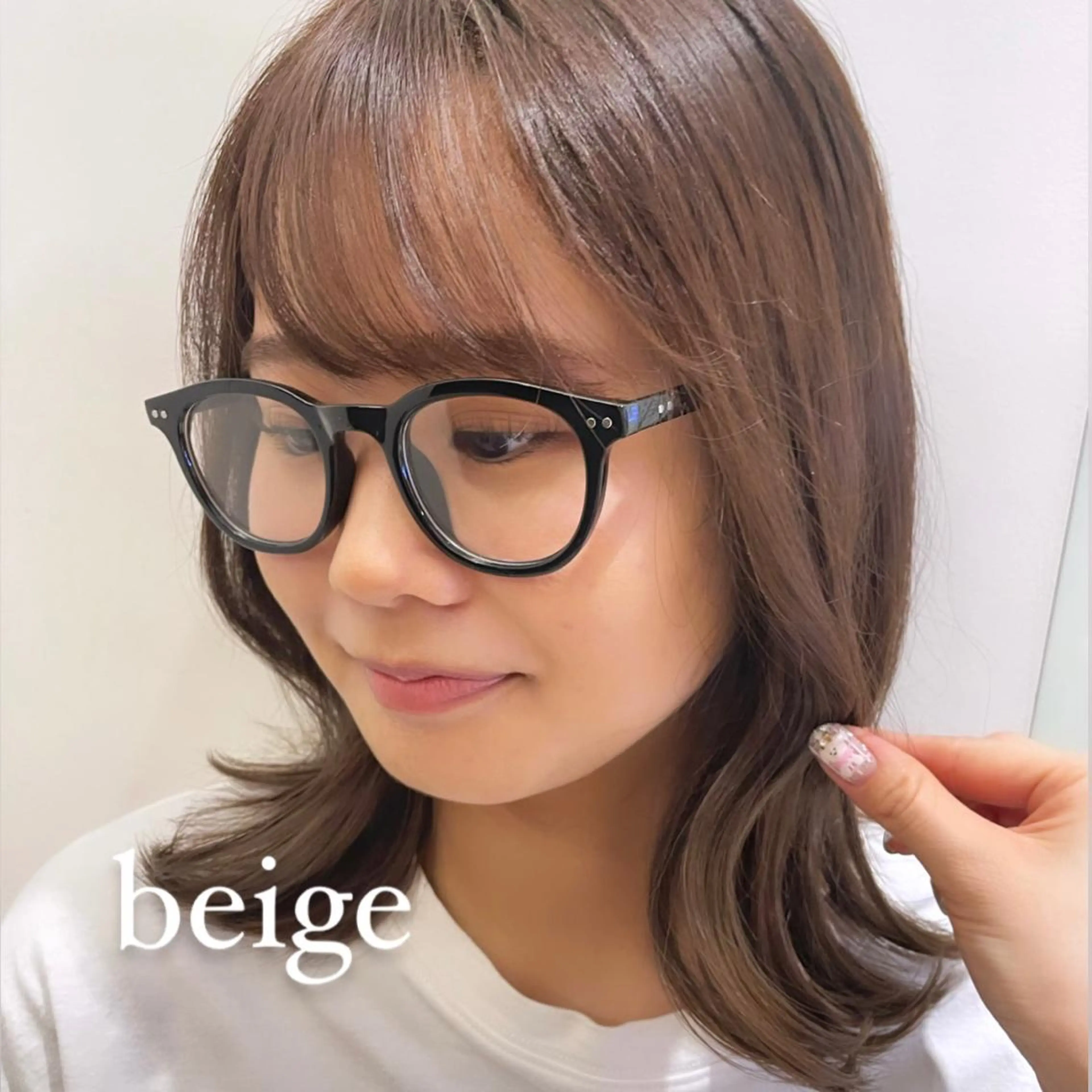 ミディアム カラー ヘアカラー トリートメント ボブパーマ ♡ヨシカワハナコのヘアスタイル