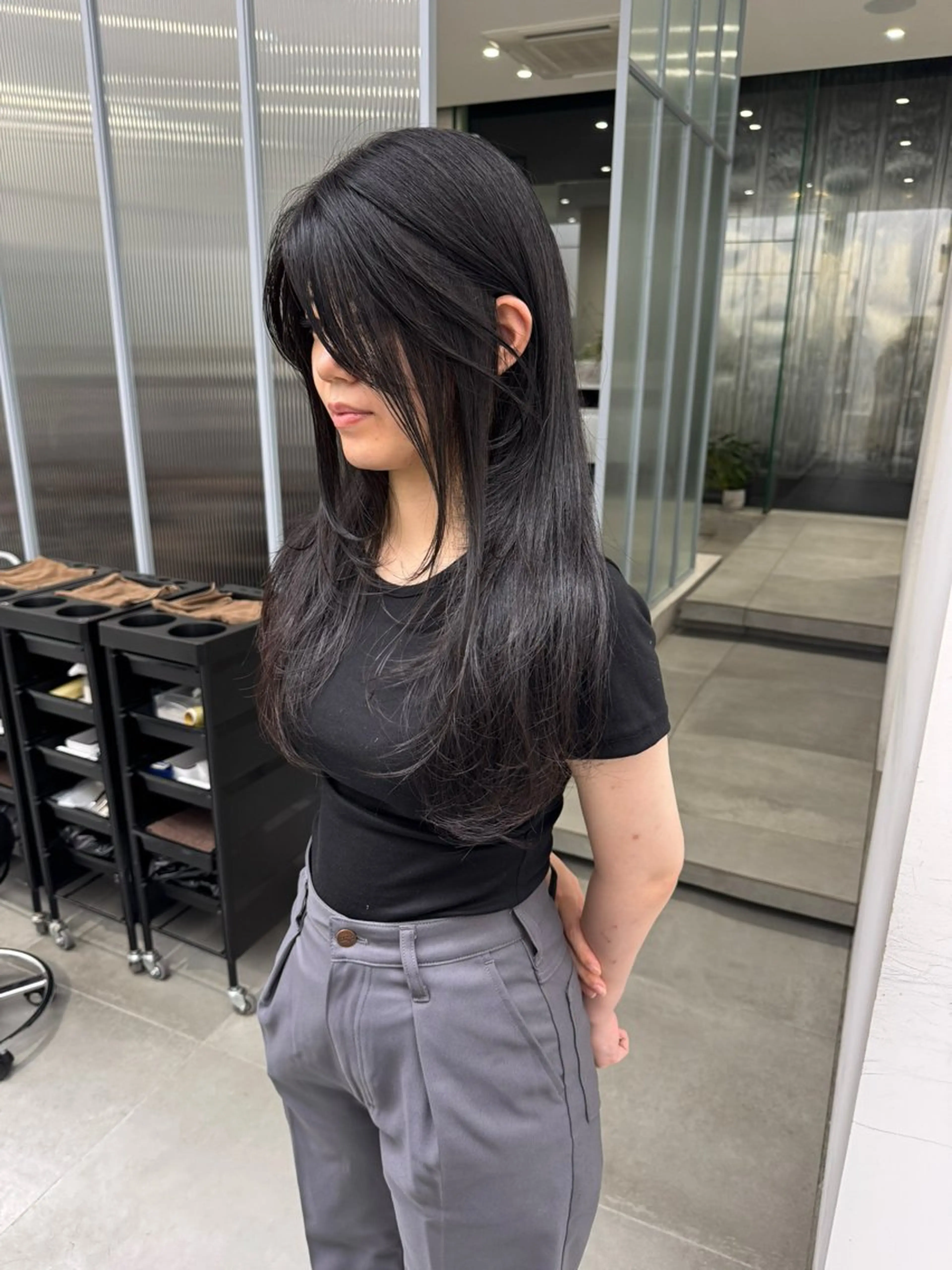 ロング カット ひかり／ショート ／似合わせカラーのヘアスタイル