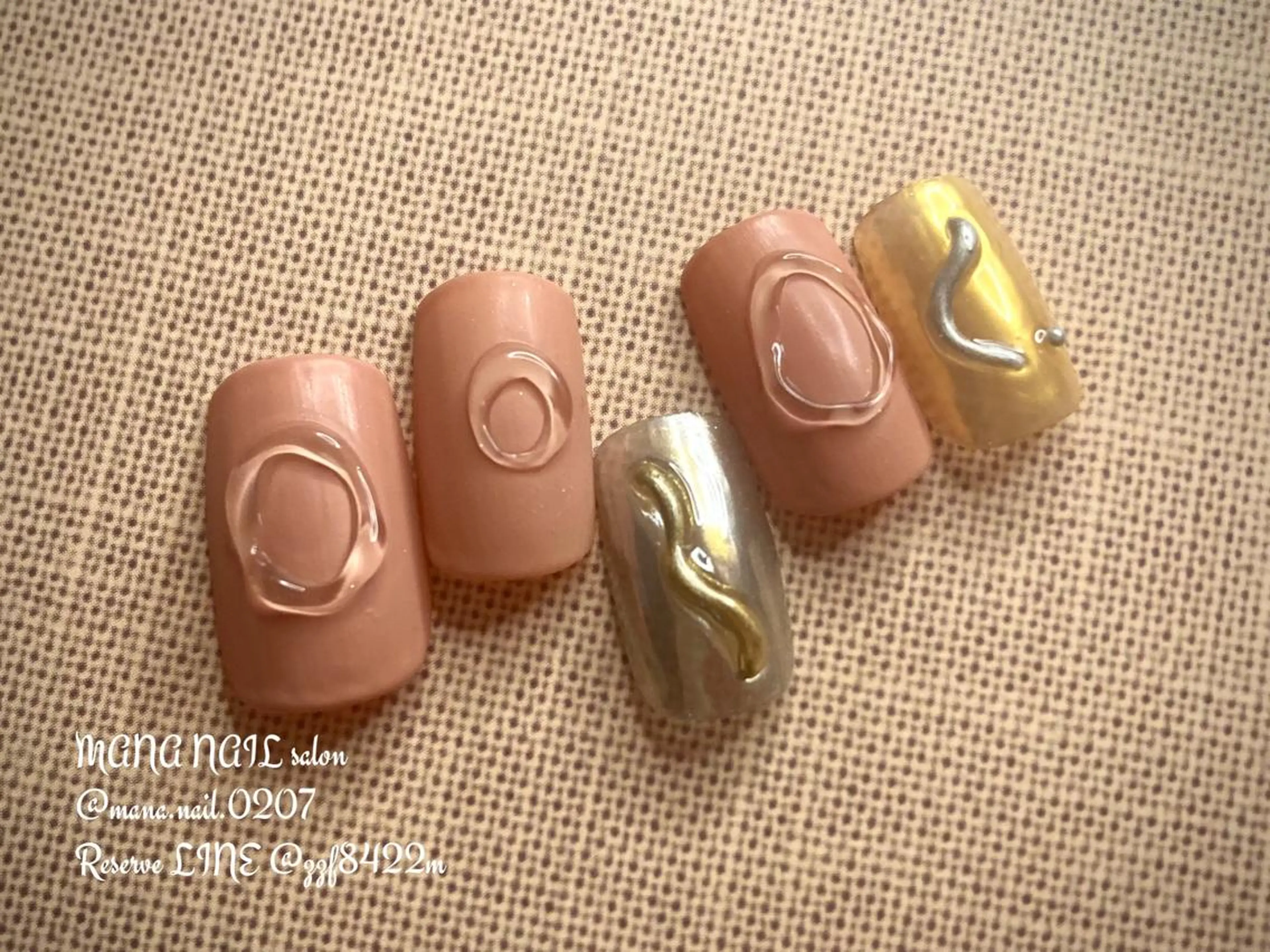 ネイル ぷっくりネイル ハンドネイル ハンドケア 廣瀬 真奈美のネイルデザイン