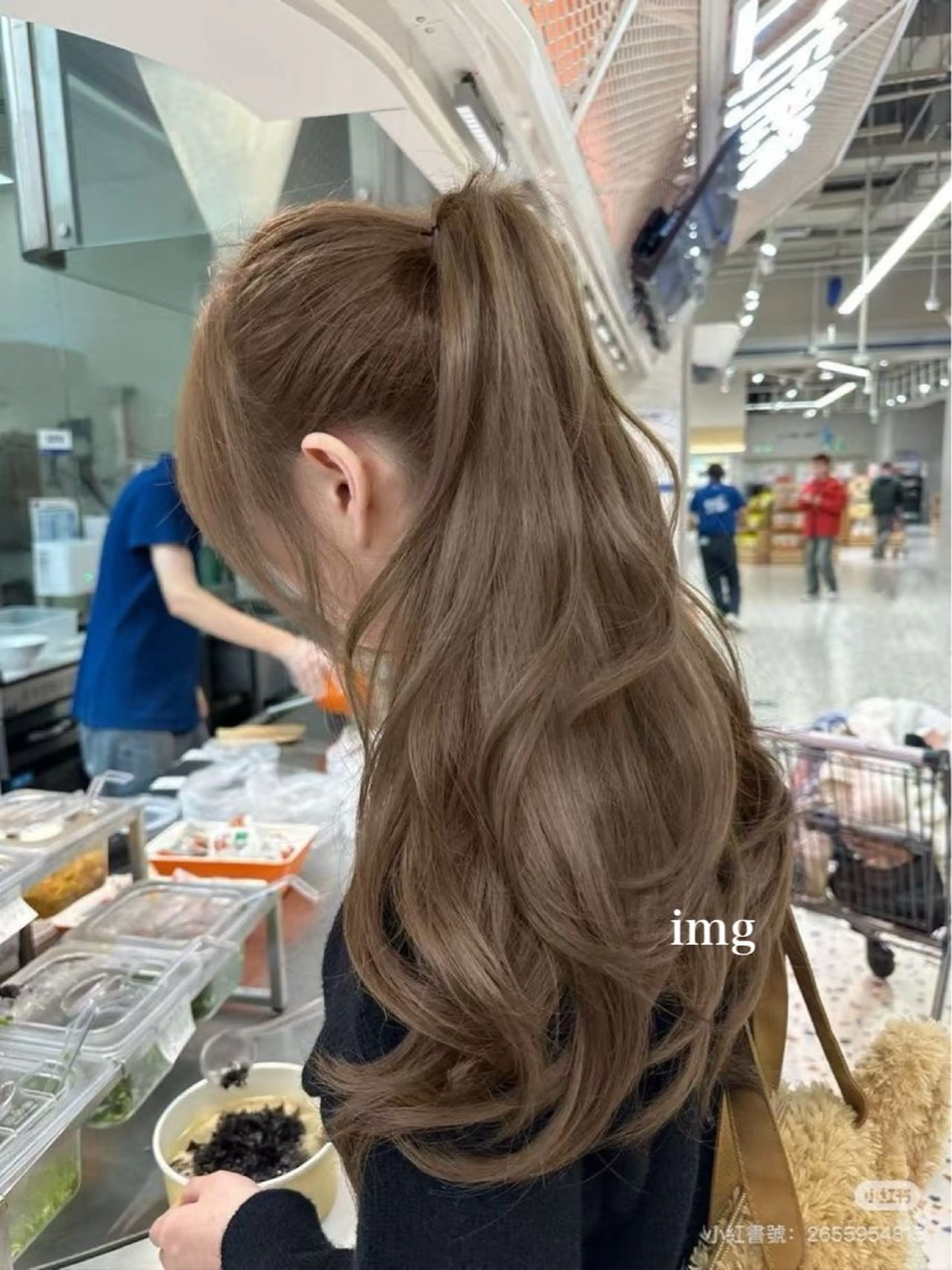 ロング ヘアカラー トリートメント 透明感ハイトーンヘア 🎀ririka🎀のヘアスタイル