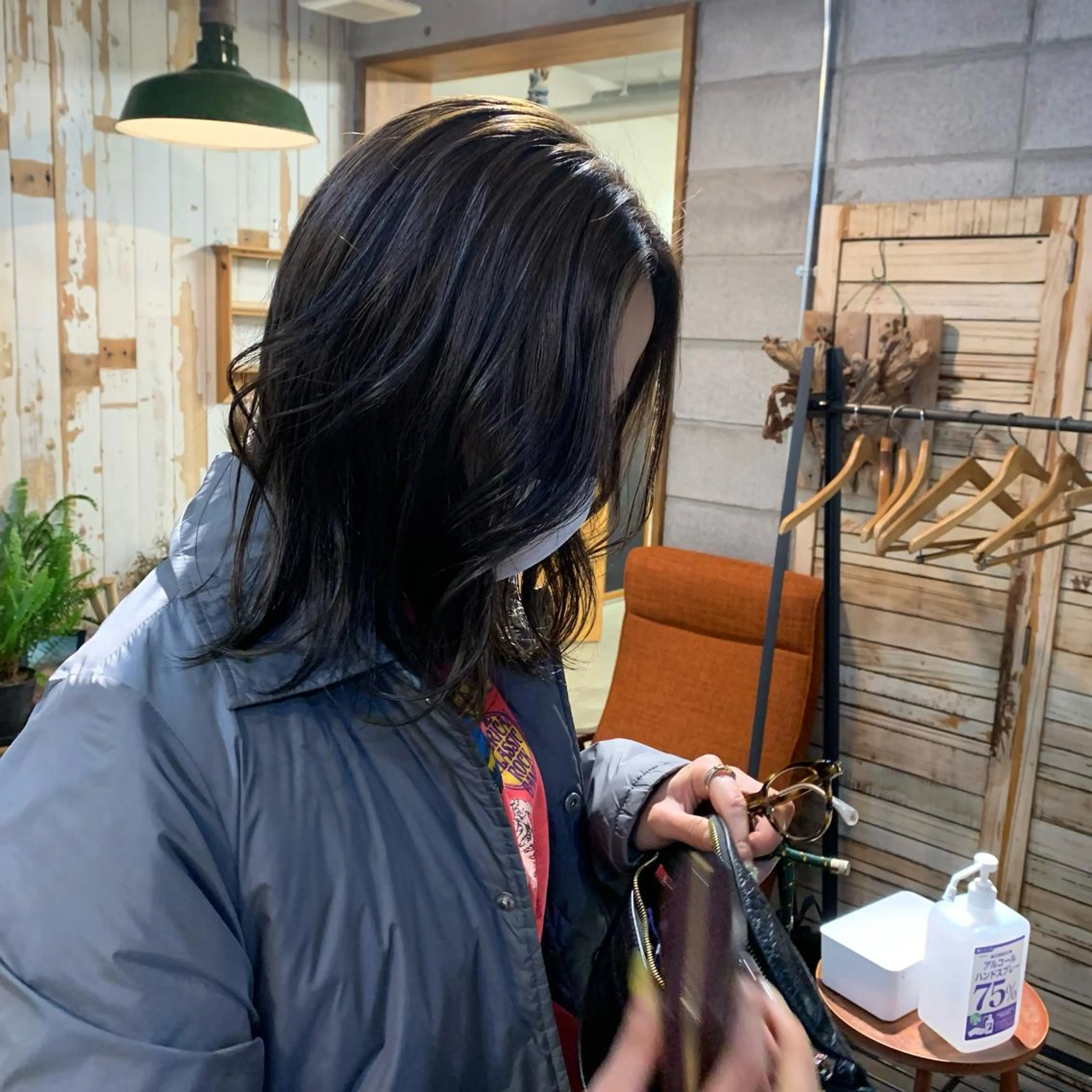 セミロング Ririkoボブ 透明感カラー🤍のヘアスタイル