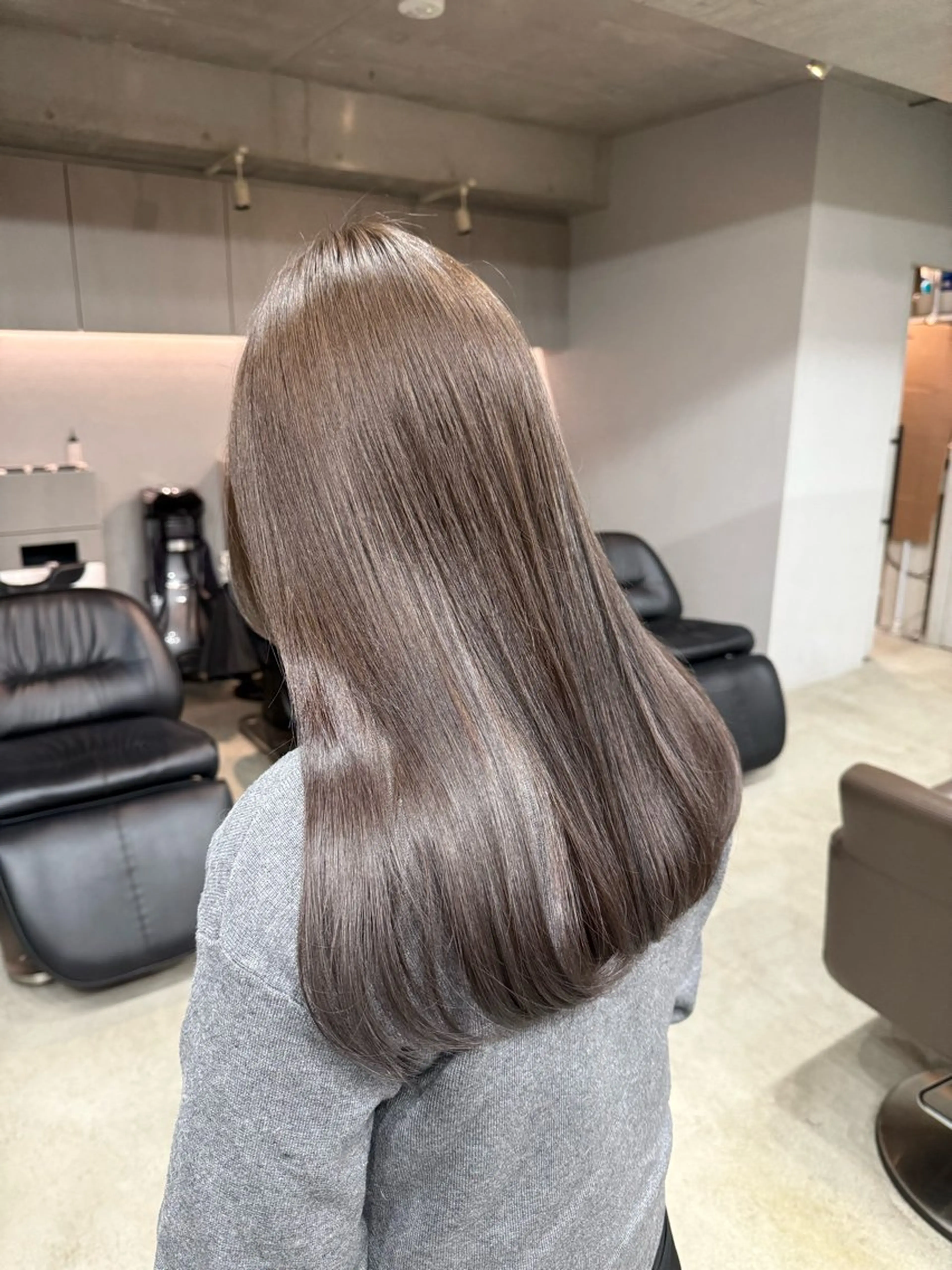 縮毛矯正 縮毛矯正/スパイラル パーマ/表参道のヘアスタイル