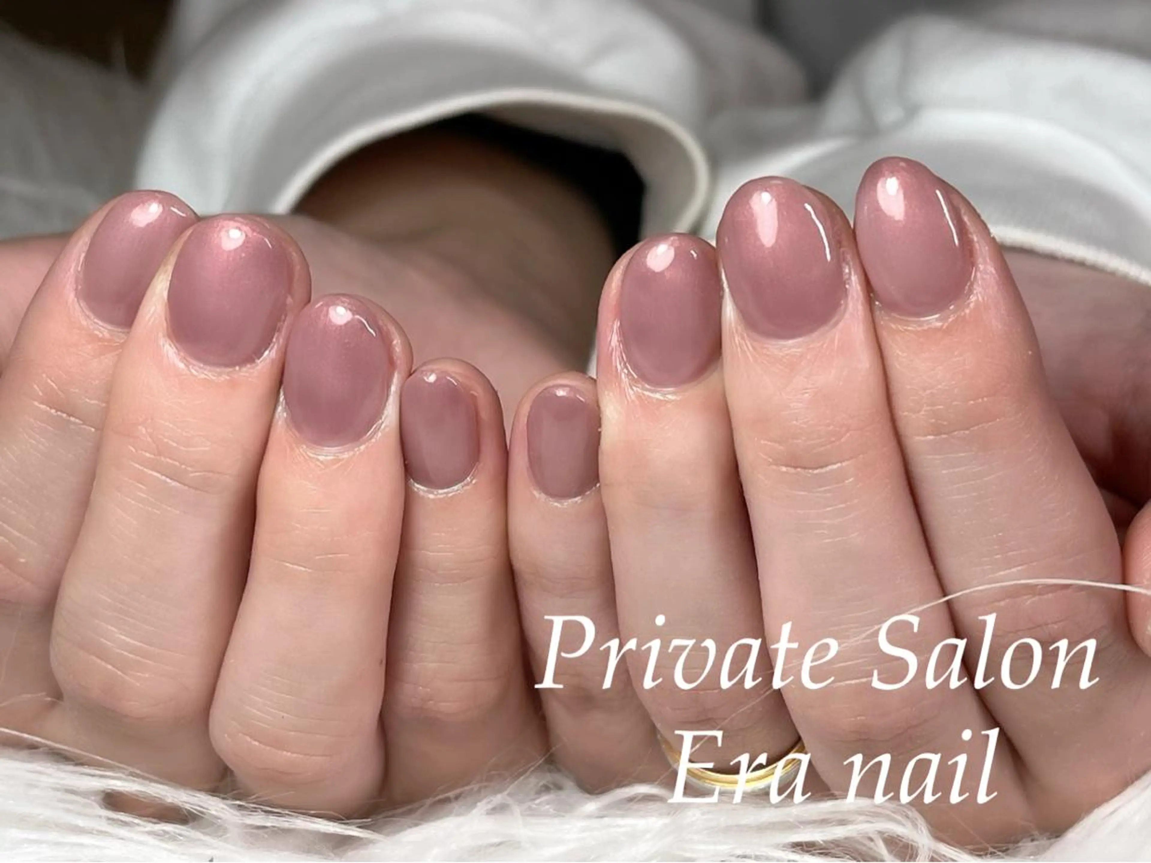 ネイル ワンカラーネイル ハンドネイル Era nailのネイルデザイン