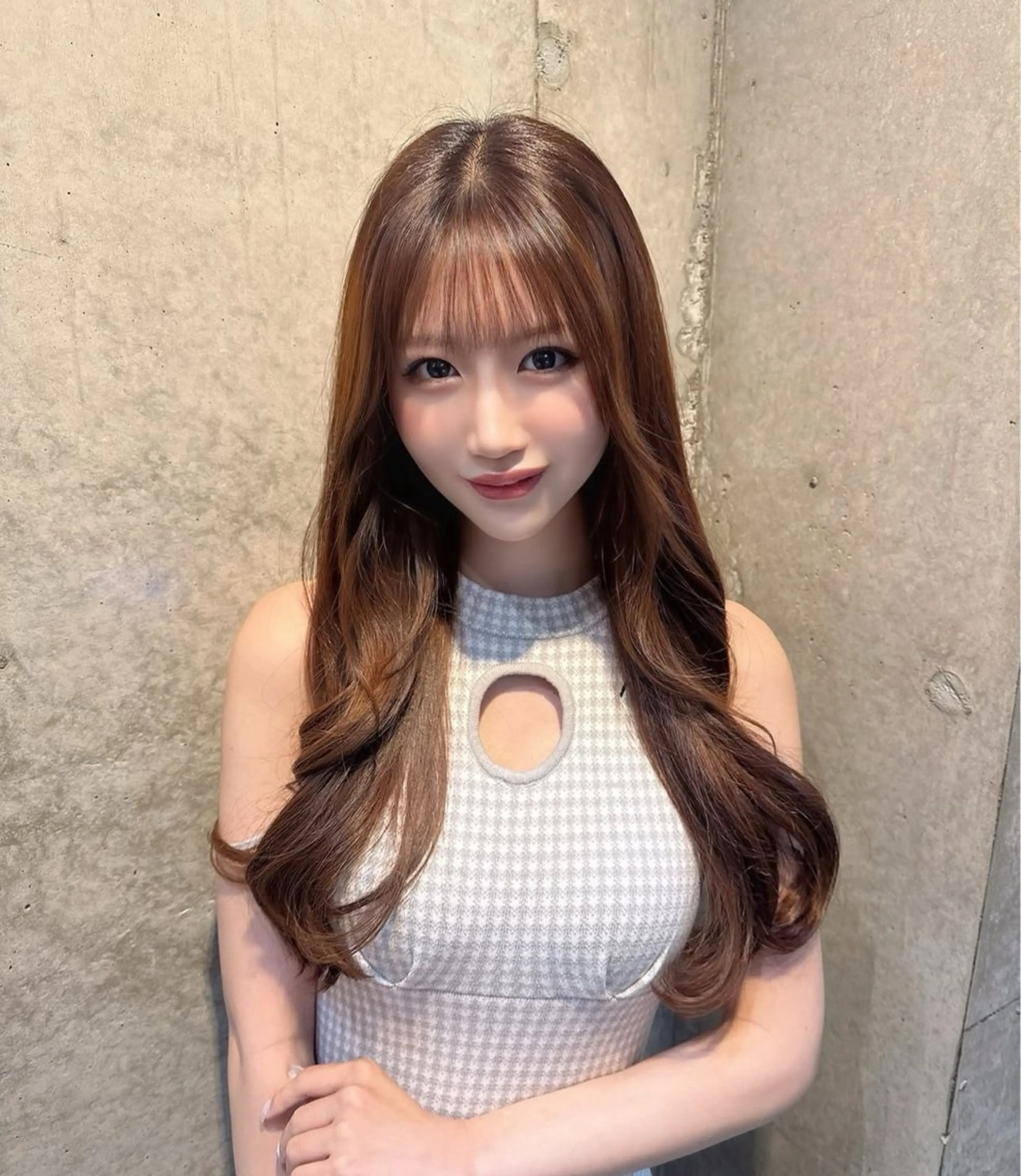 ロング カラー ブリーチ デザインカラー イヤリングカラー ハイライトカラー ハイライト カット ヘアカラー トリートメント ヘッドスパ 野口 秀人 🦋髪質改善🫧のヘアスタイル