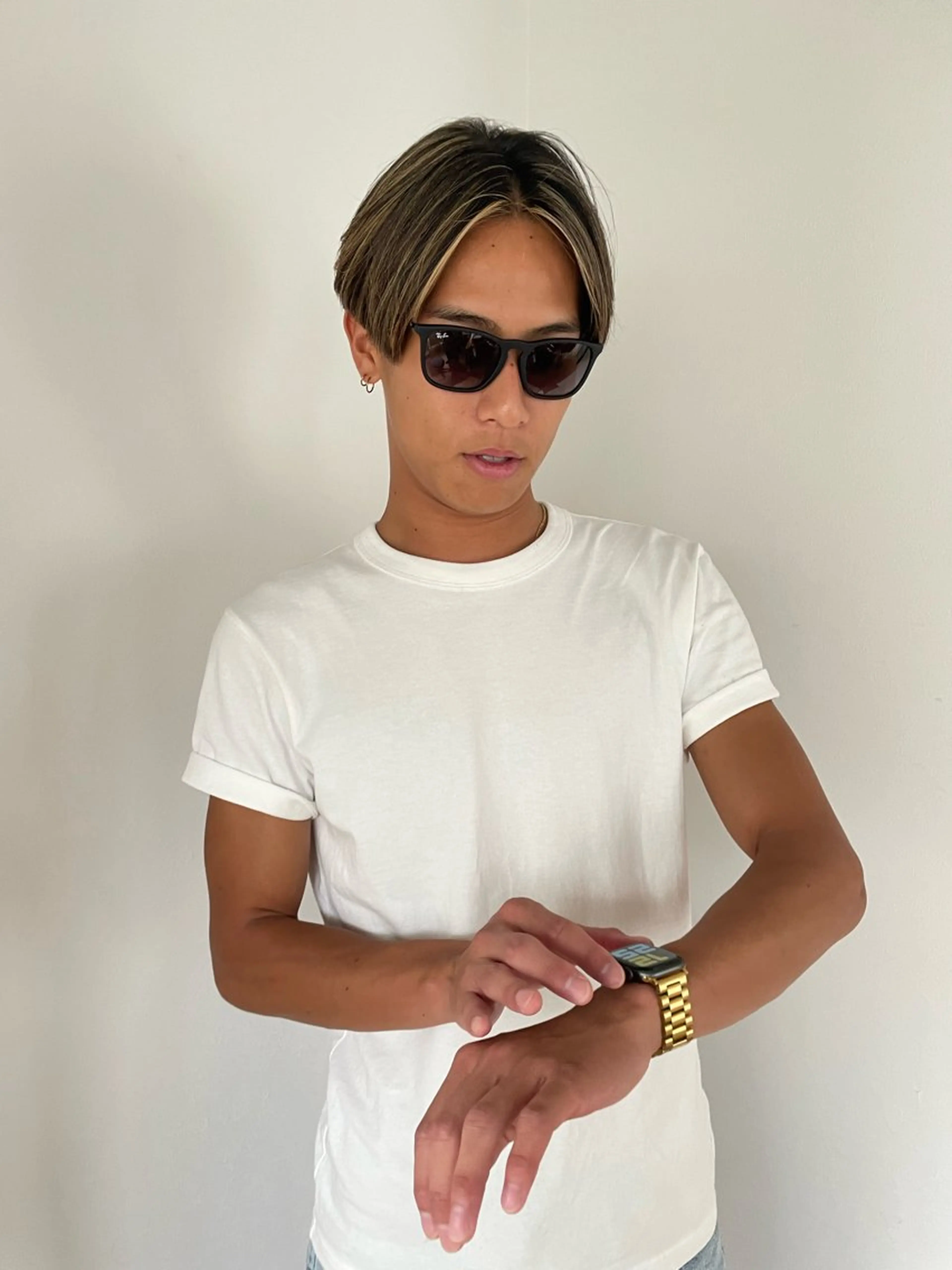 メンズ メンズハイライト 高田 翔平のヘアスタイル