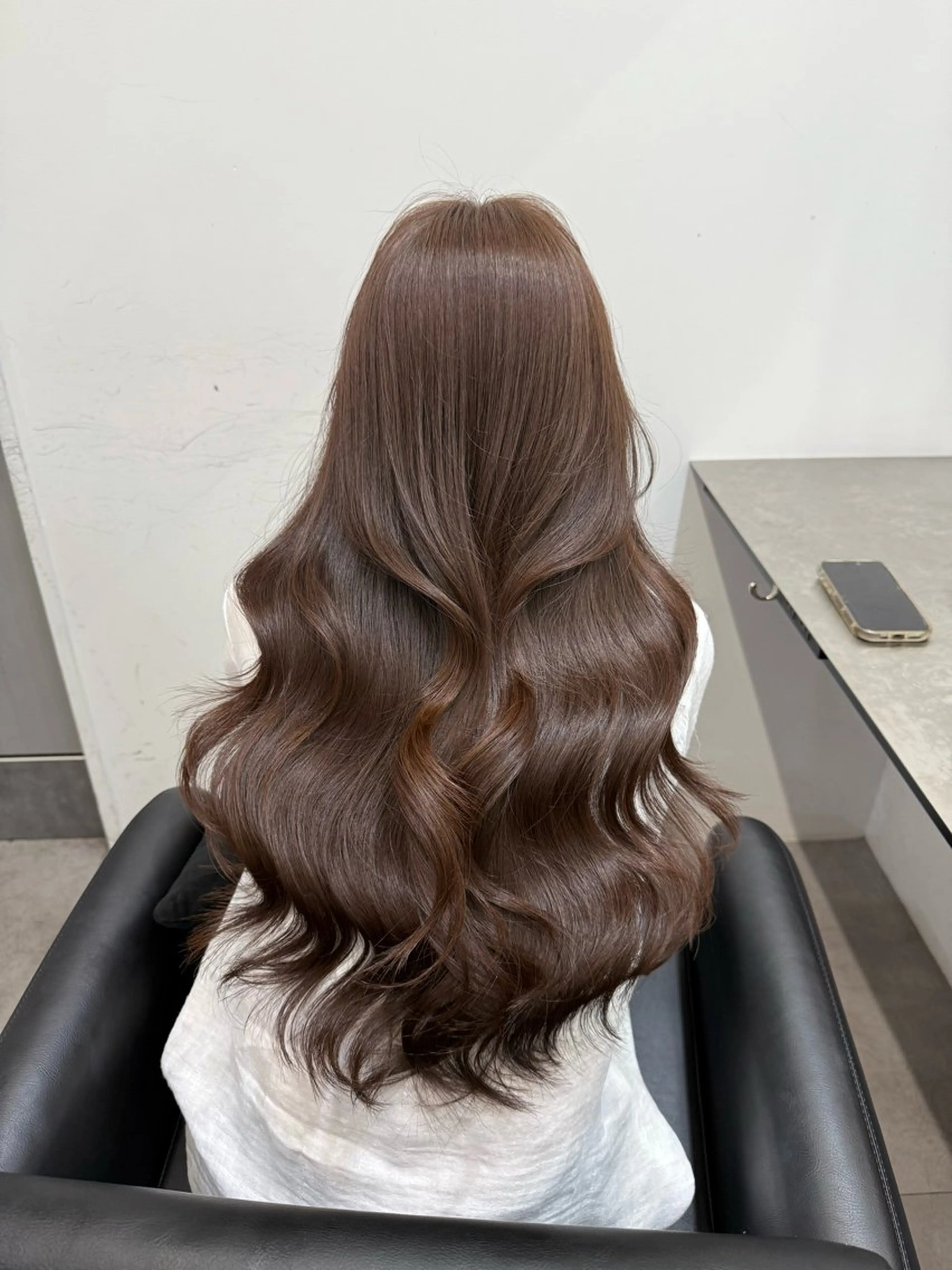 ロング 縮毛矯正 ヘアカラー 髪質改善× ブリーチなしyutoのヘアスタイル