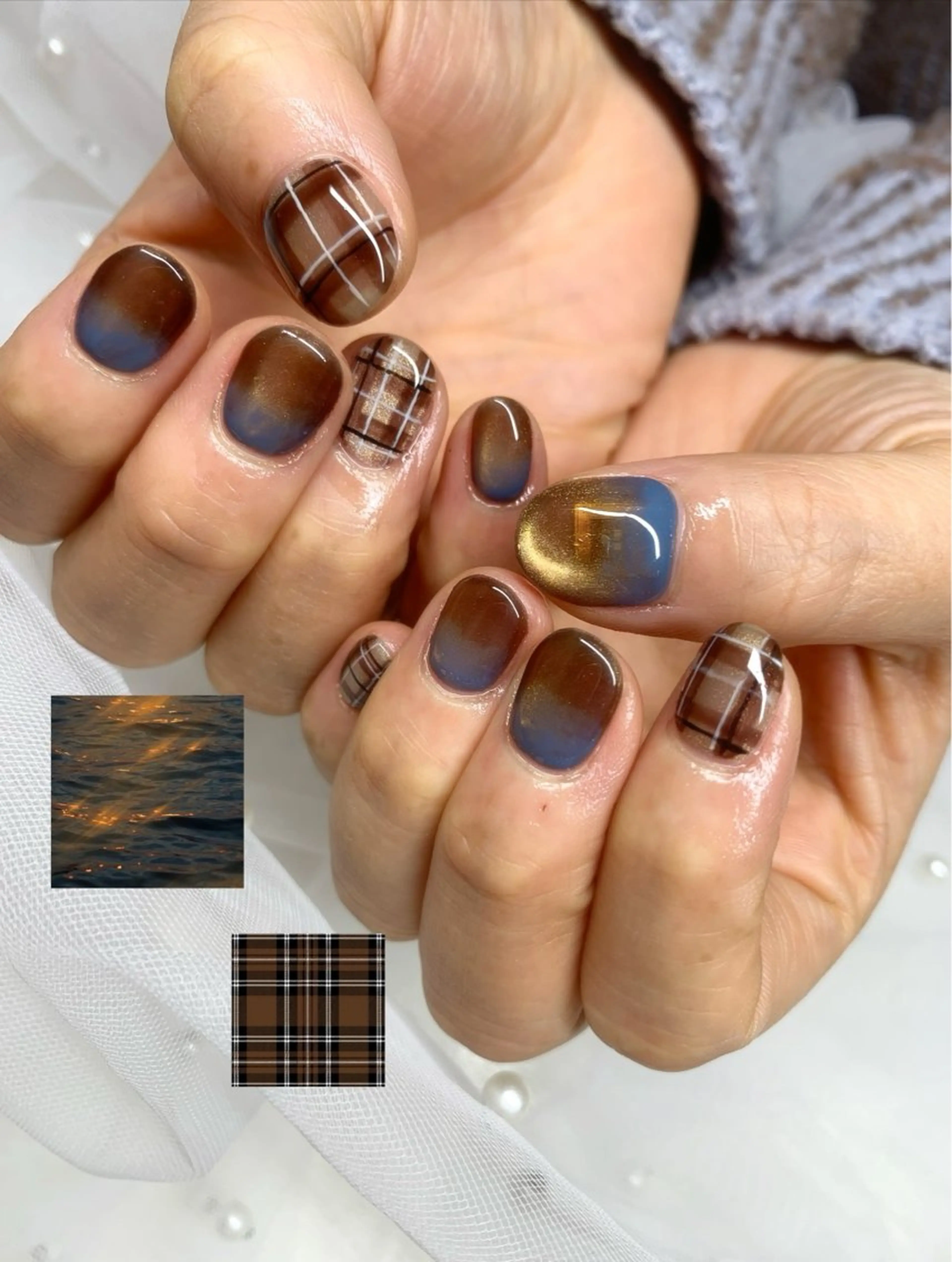 ネイル 持ち込み ハンドネイル フットネイル Yuwabi Nail所属・Mimore ミモア 水戸のネイルデザイン