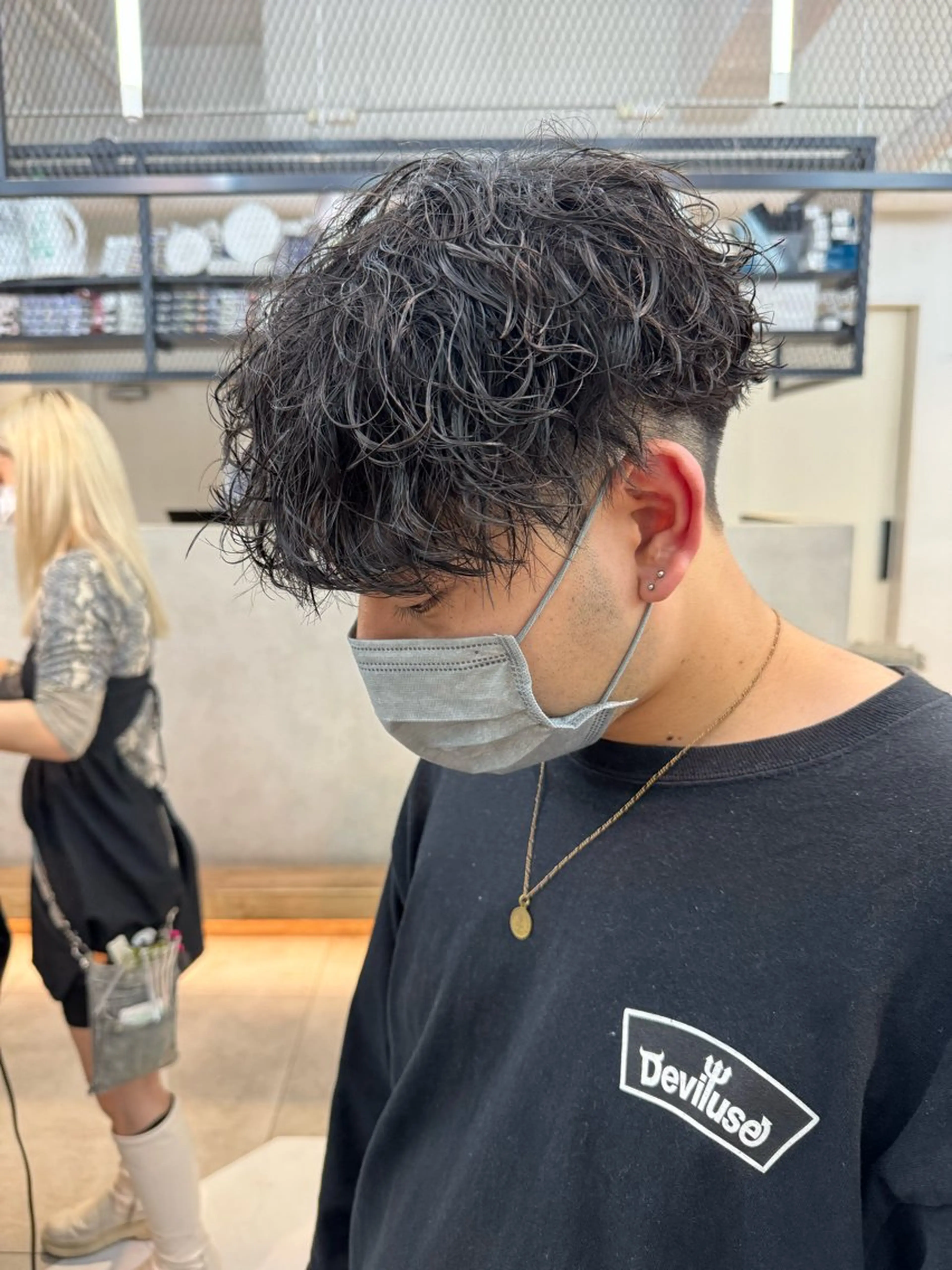 パーマ メンズ 新宿【メンズパーマ】 塩澤太一のヘアスタイル