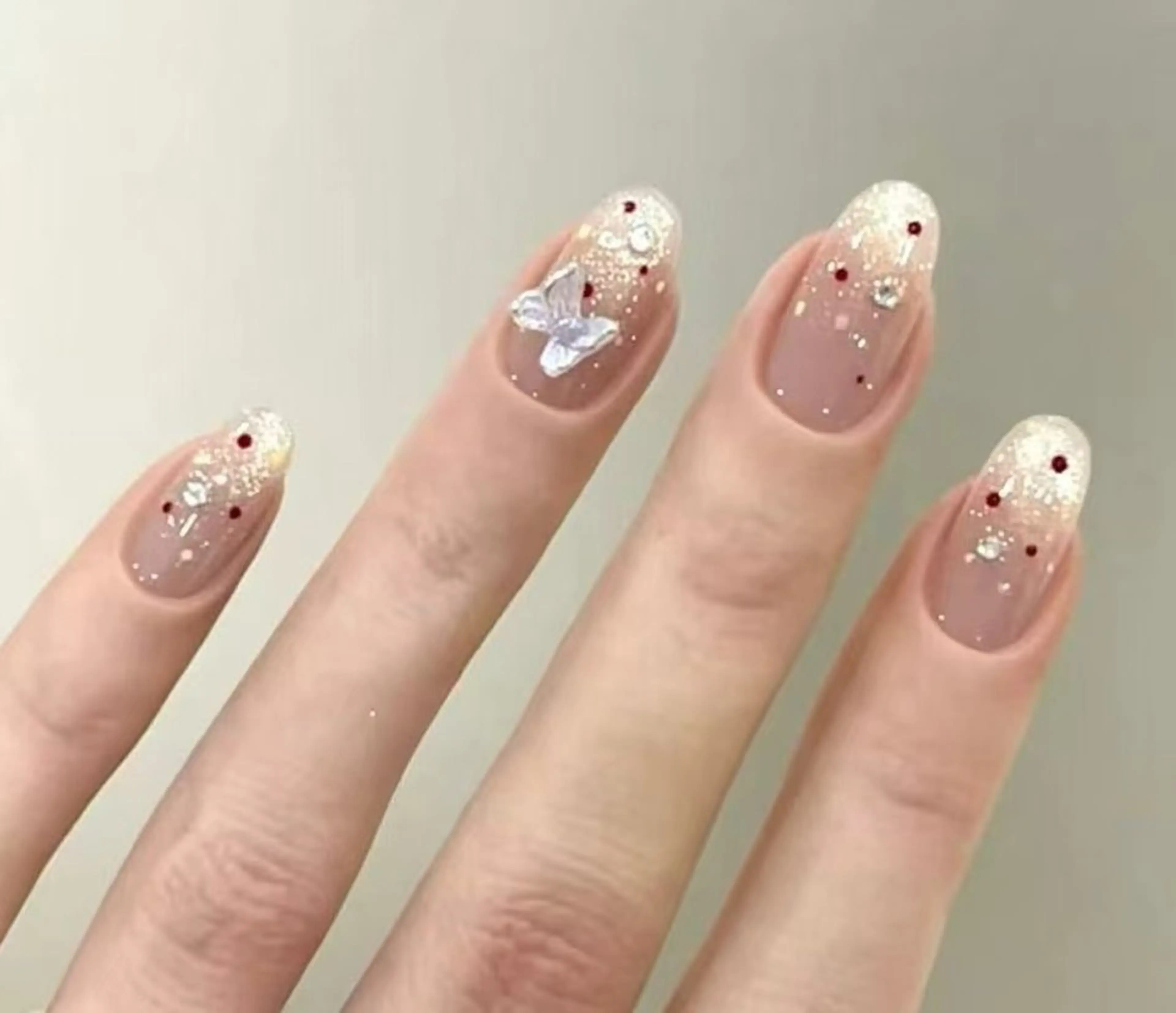 ネイル オーロラネイル フラワーネイル フットネイル フレンチネイル ジェルネイル ハンドネイル BabyYouMi ねねのネイルデザイン