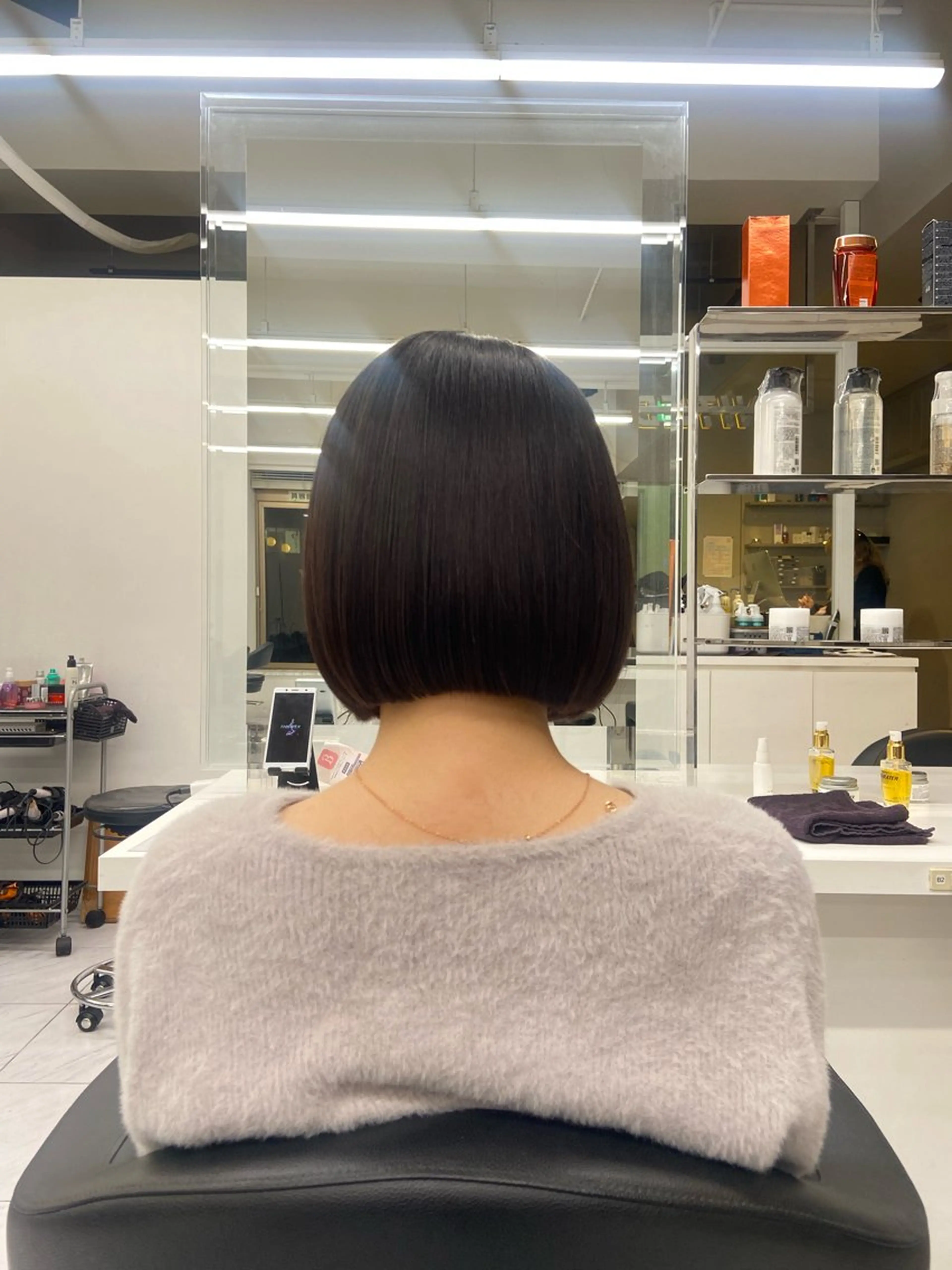 ショート カラー ヘアアレンジ flammeum所属・ハイトーン/ボブ /misakiのヘアスタイル