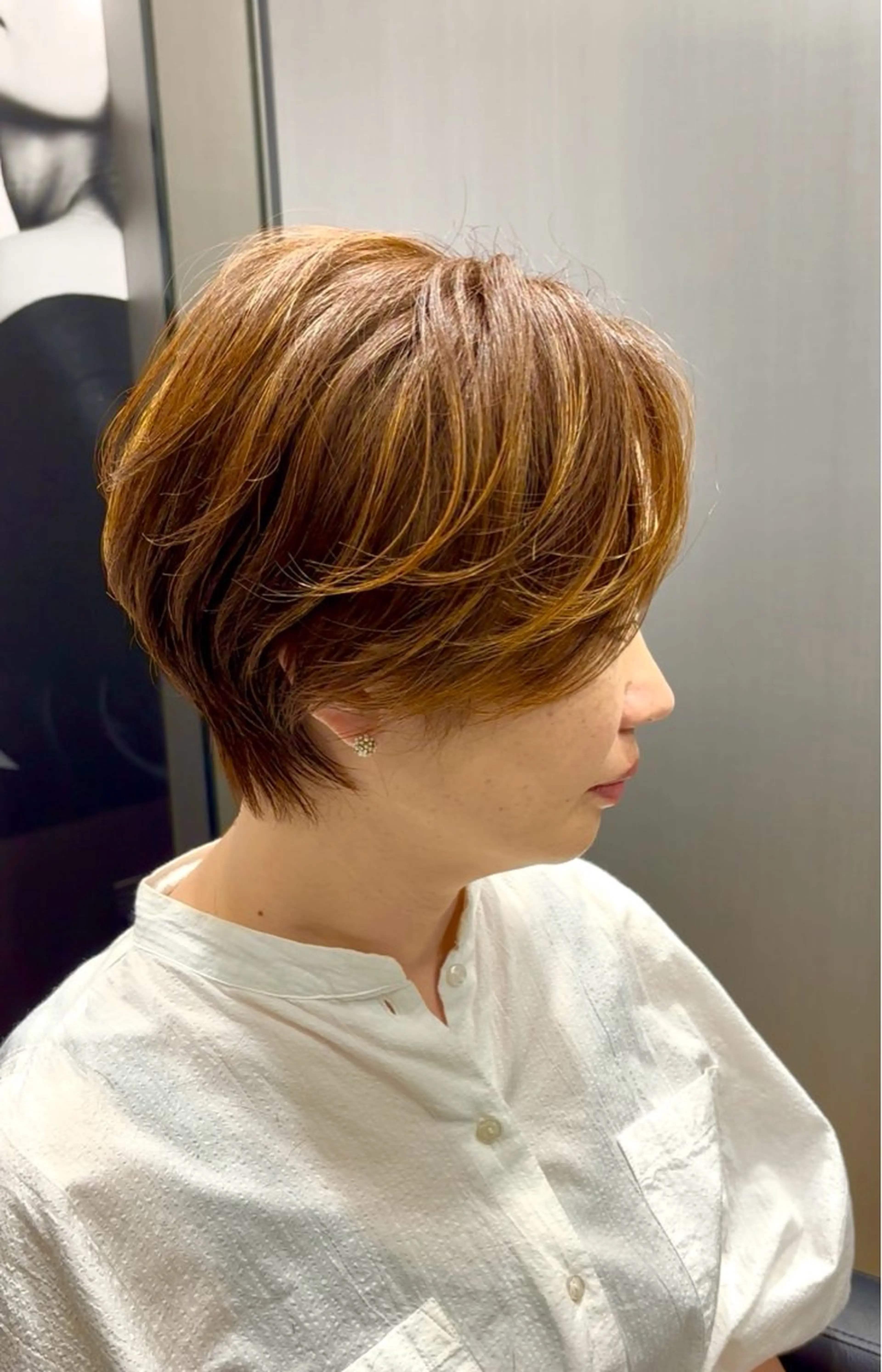 ショート ショートボブ ハンサムショート 丸みショート ボブ くびれヘア HARUKI  MINATO Japan広島紙屋町店所属・hmj紙屋町店 脊戸智志のエステ・リラクイメージ