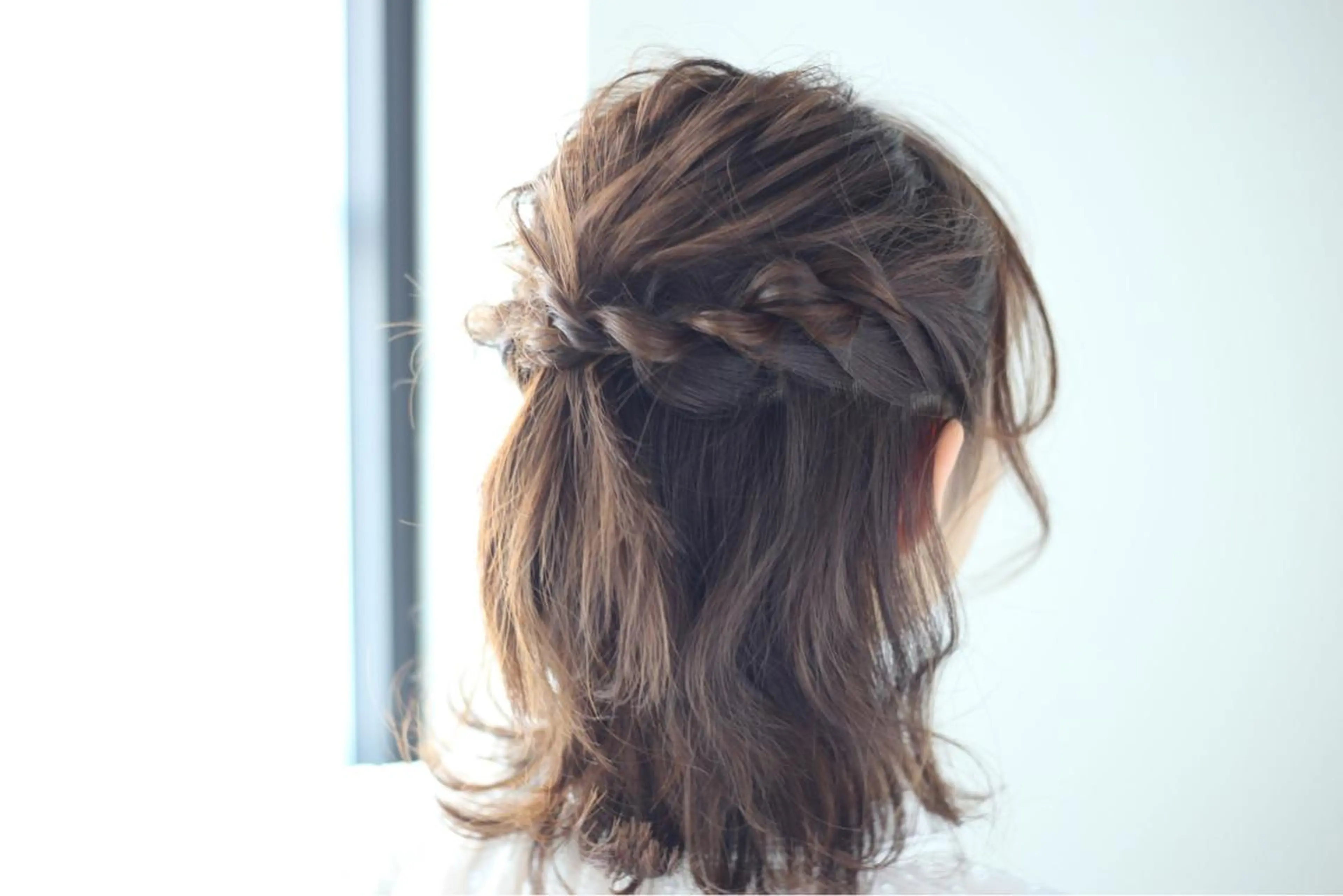 ヘアアレンジ ツイスパ・波巻き 🩵片平和香奈のヘアスタイル