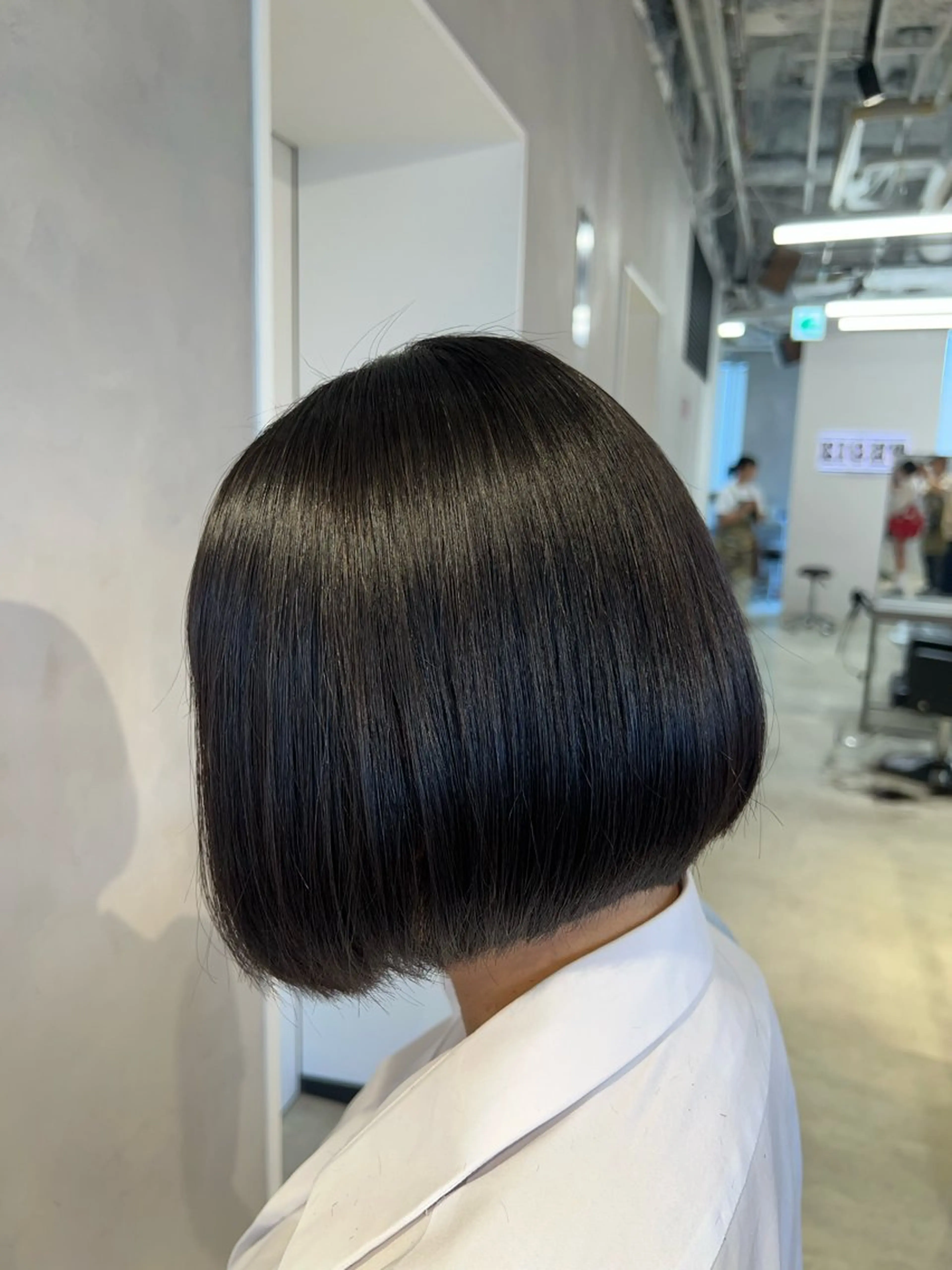ショート ボブ 縮毛矯正 カット 縮毛矯正 【髪質改善/縮毛矯正 /カラー】ホサカのヘアスタイル
