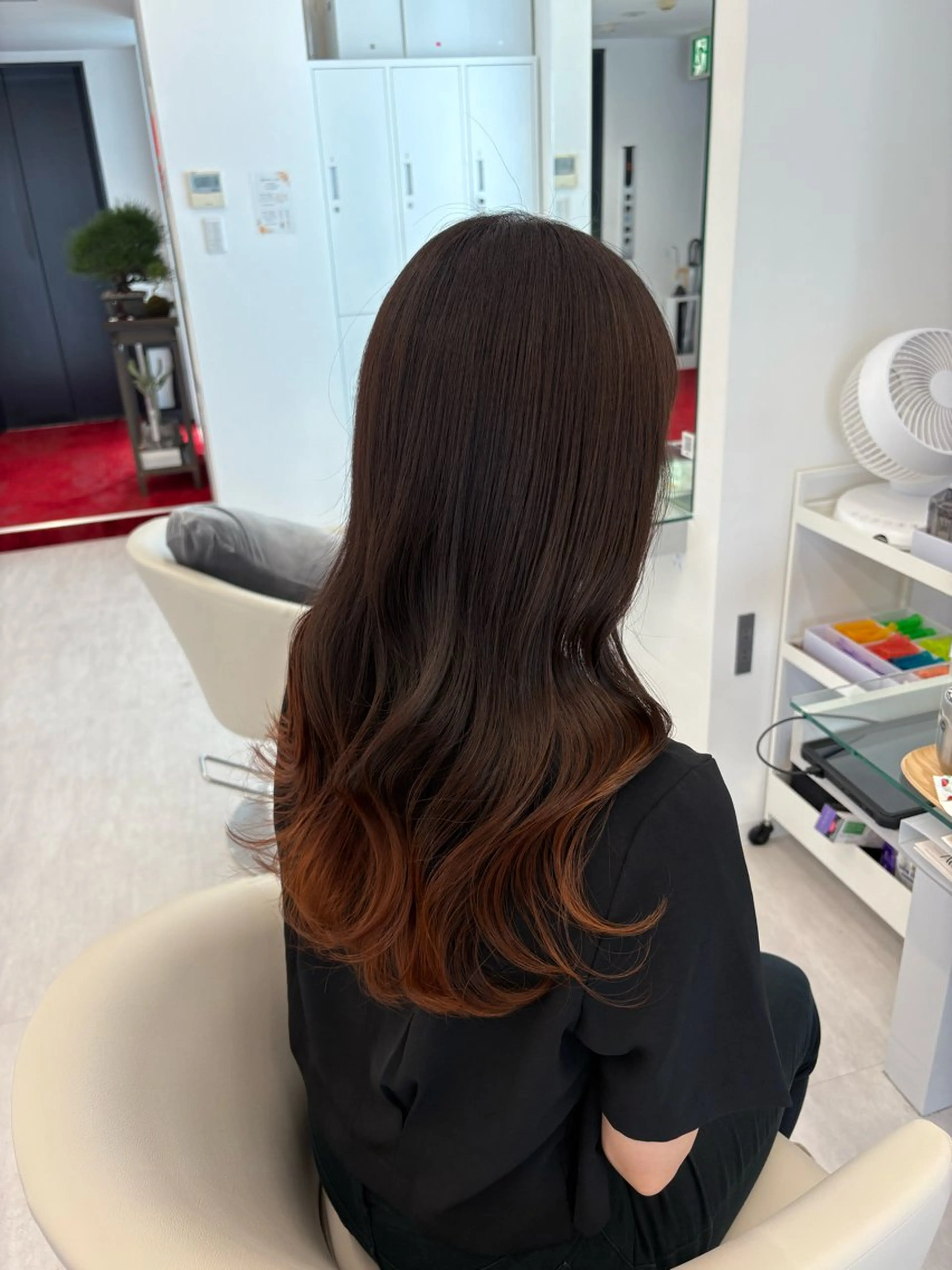 ロング カラー 透明感カラー/大阪 Rieのヘアスタイル