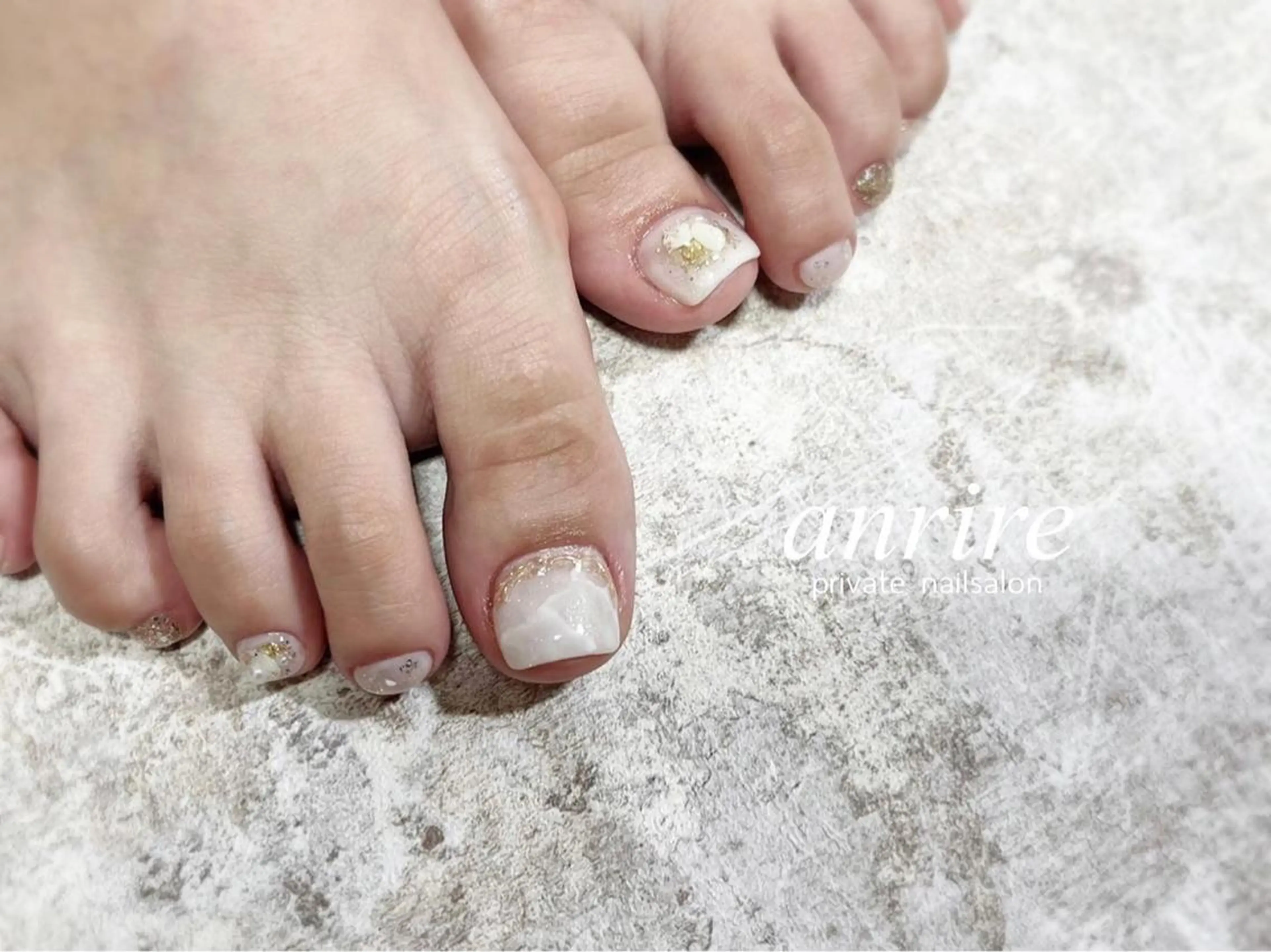 ☆新規限定☆【他店オフ込】footオーダーデザイン15%オフ5500円〜+¥500でパラジェル変更可の写真